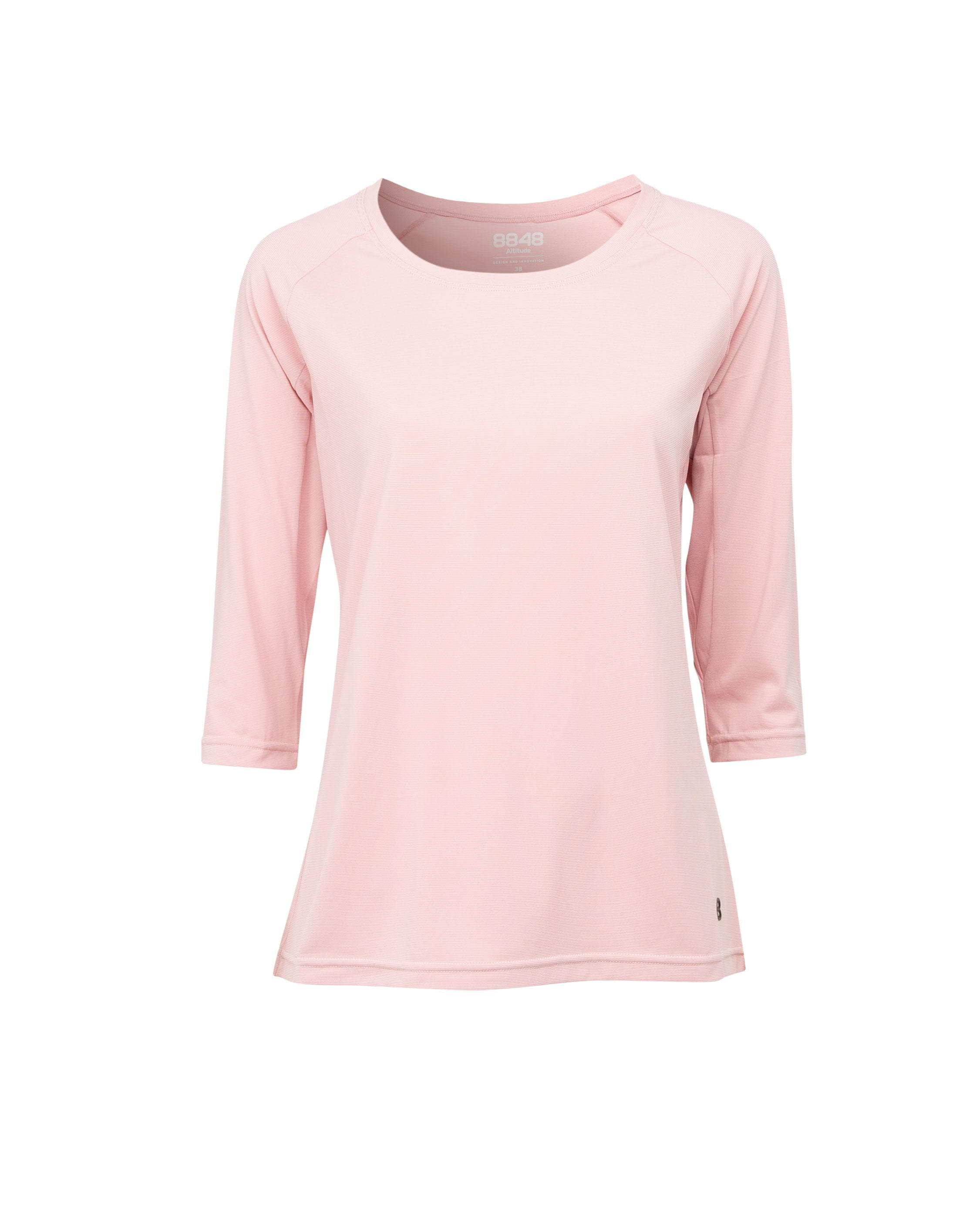 Dandilon W Tee Pink - Pinkes längeres T-Shirt Damen