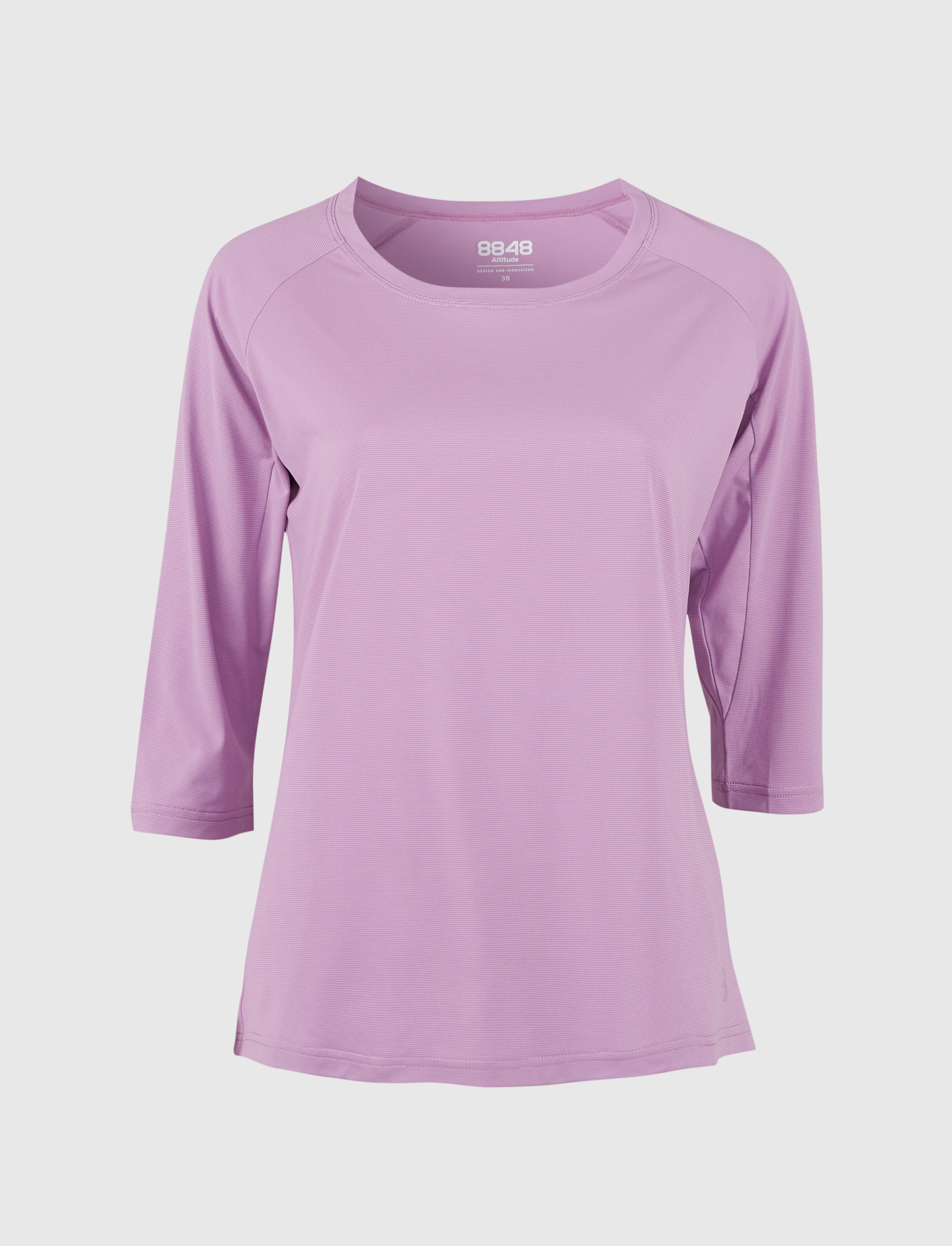 Dandilon W Tee Lilac - Violette längeres T-Shirt Damen