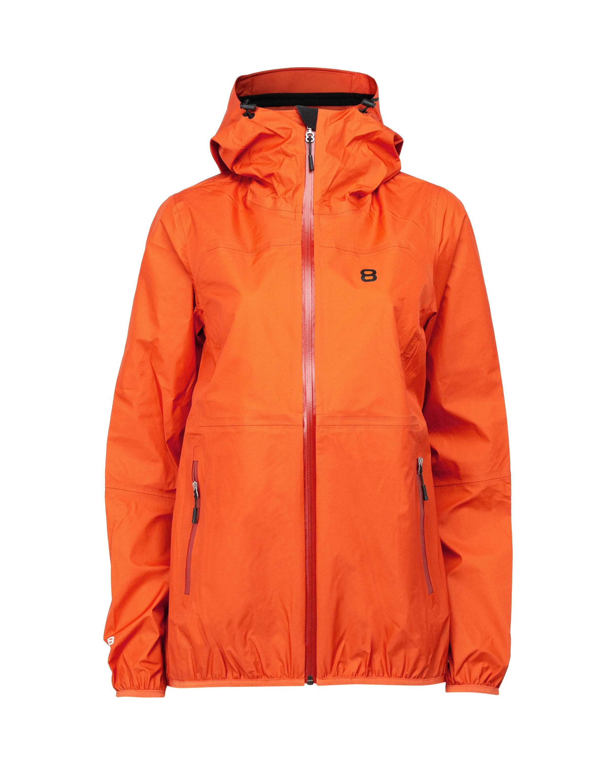 Tabei W 3L Jacket Orange Rust - Orange shell jacket women