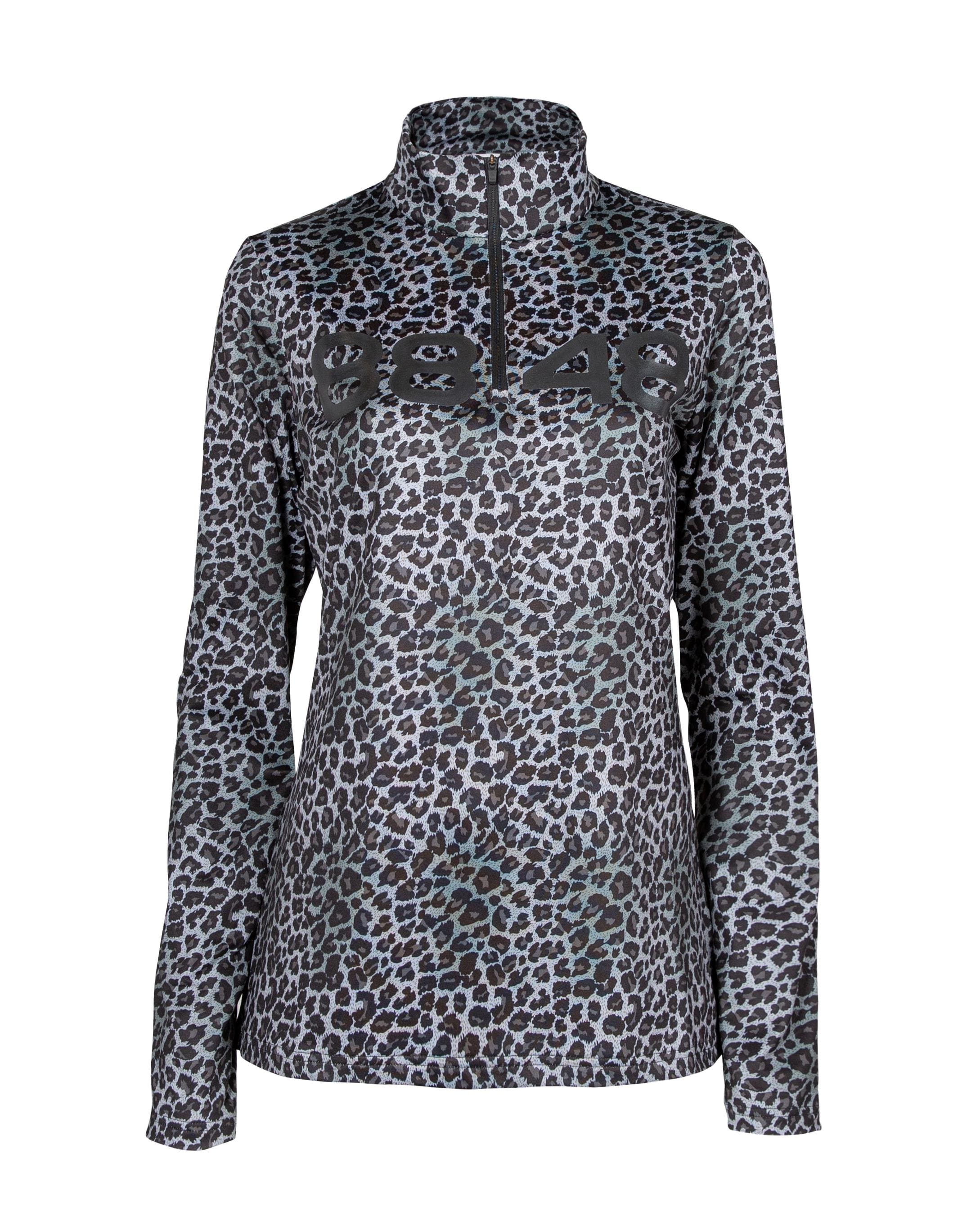Fairlee W Sweat Leopard - Leopard technical sweater Women