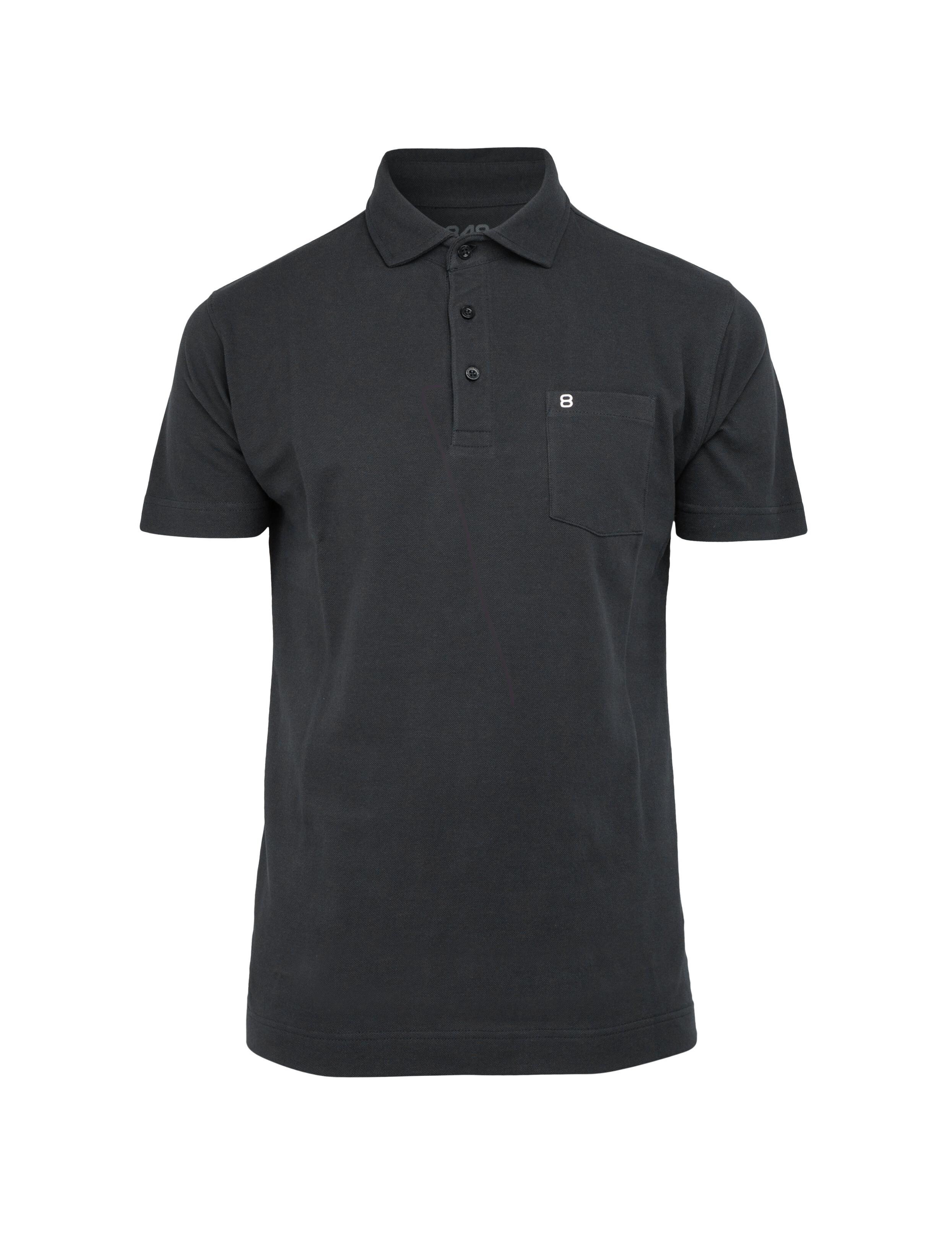 Tersus Polo Shirt Black - Black polo shirt men