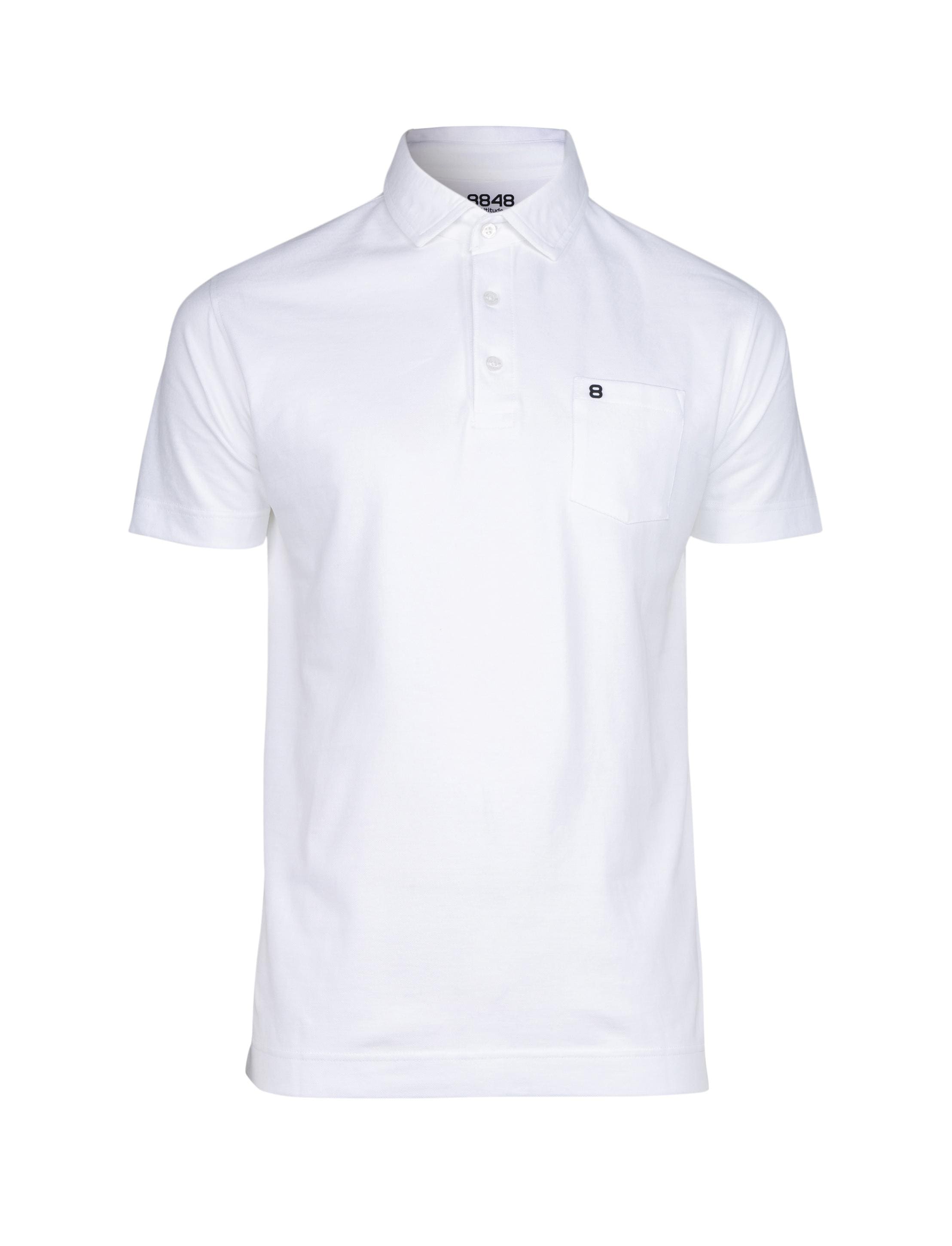 Tersus Polo Shirt White - White polo shirt men
