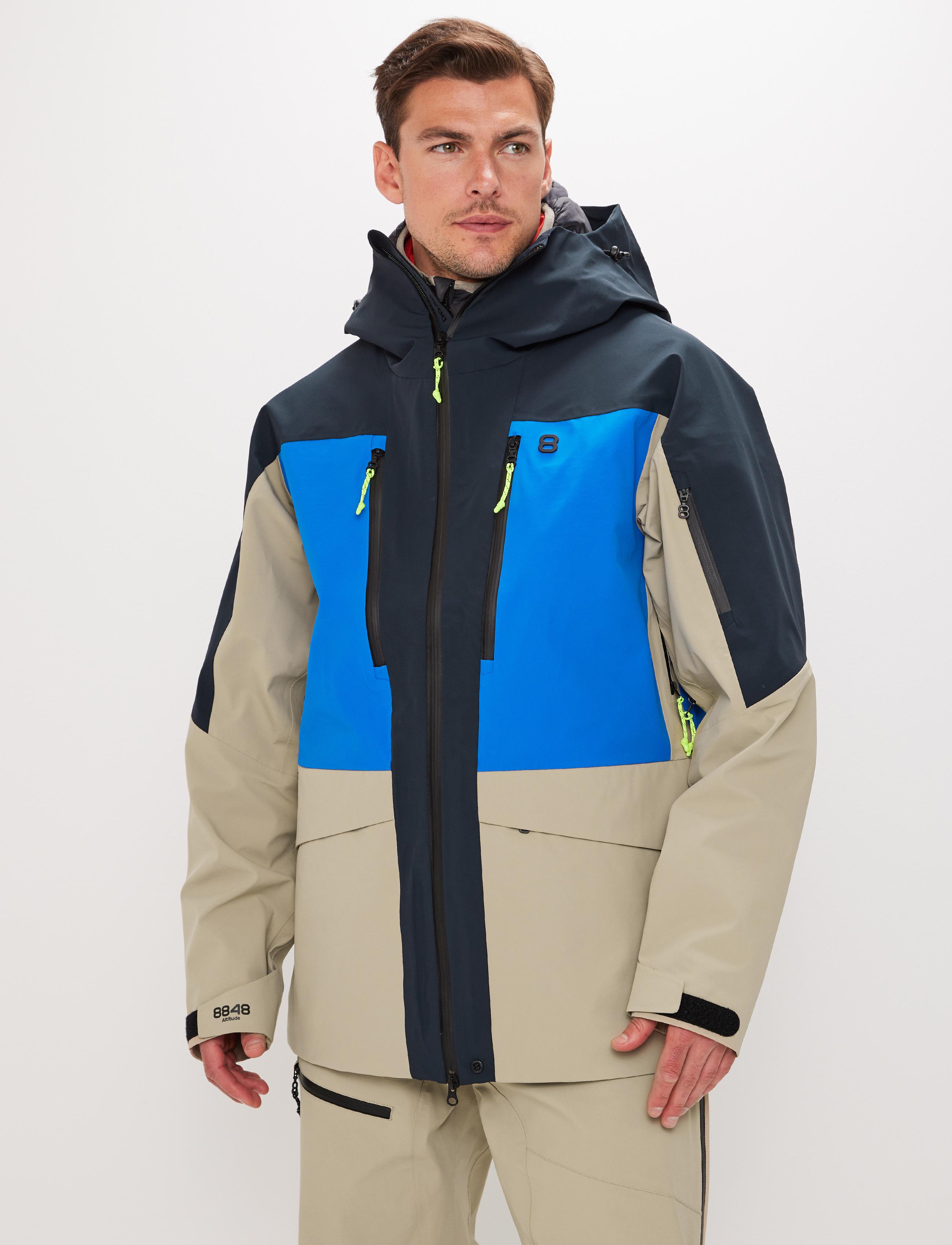 Loop Shell Jacket Blue - Blue ski jacket men