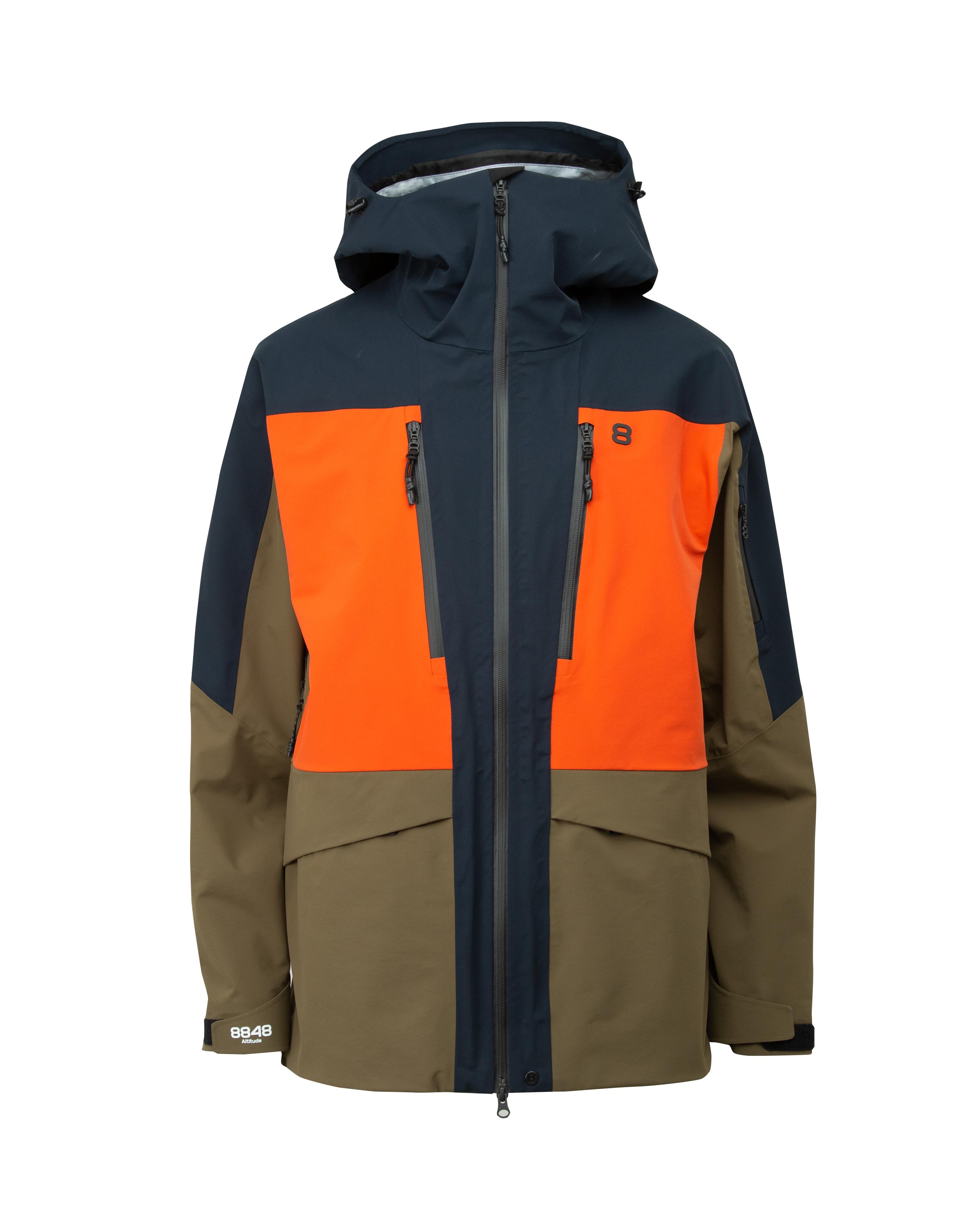 Loop Shell Jacket Chili - Orange ski jacket men