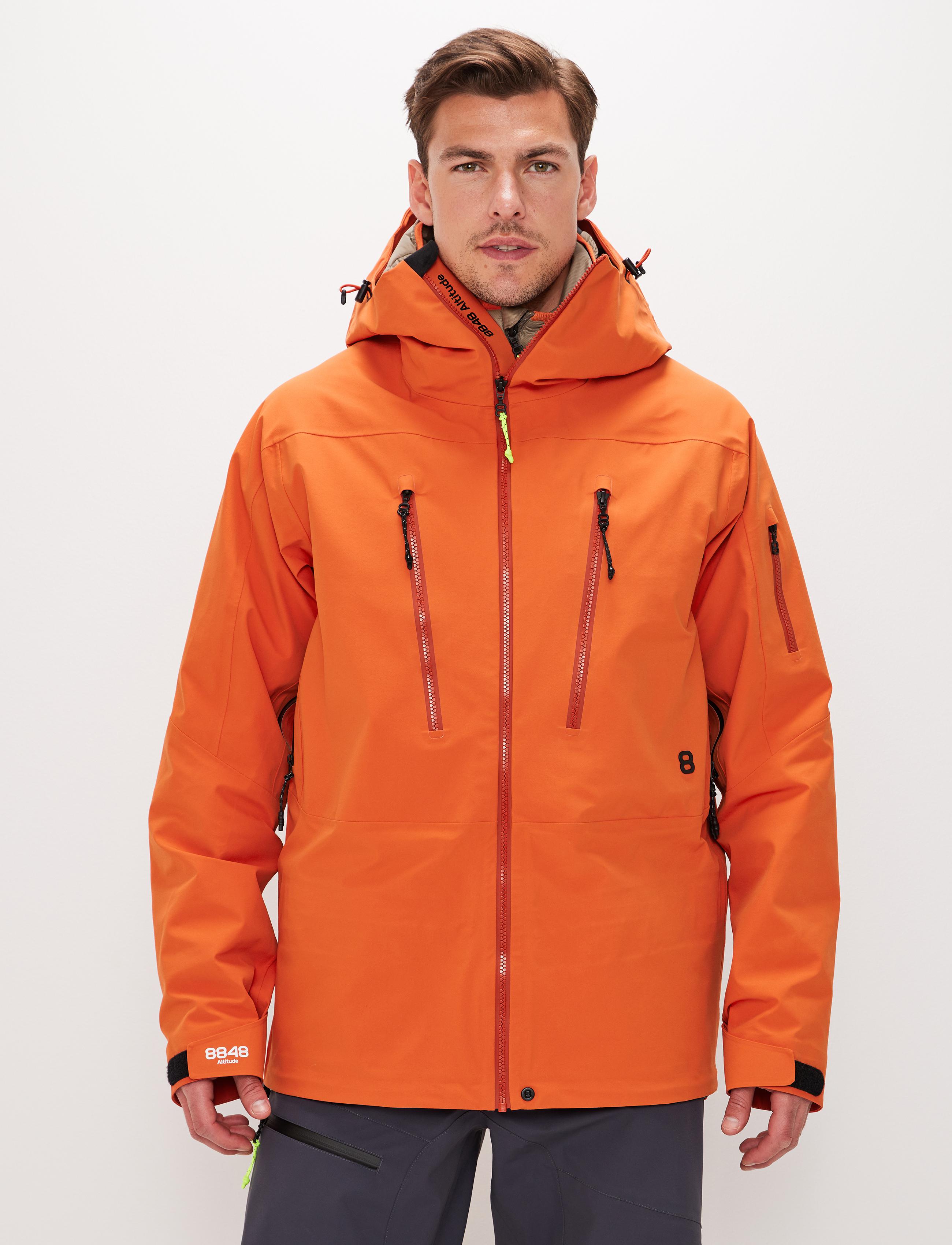 Gansu 3.0 Jacket Orange Rust - Orange ski jacket men