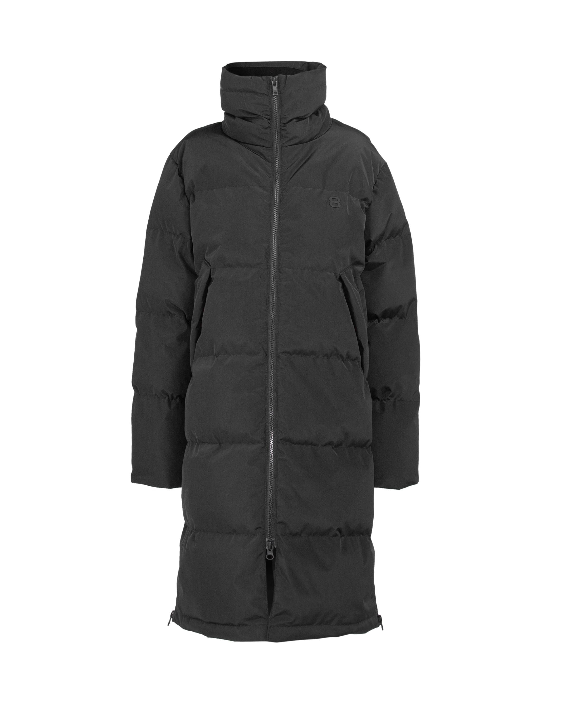 Lunell JR Coat Black - Black winter jacket kids