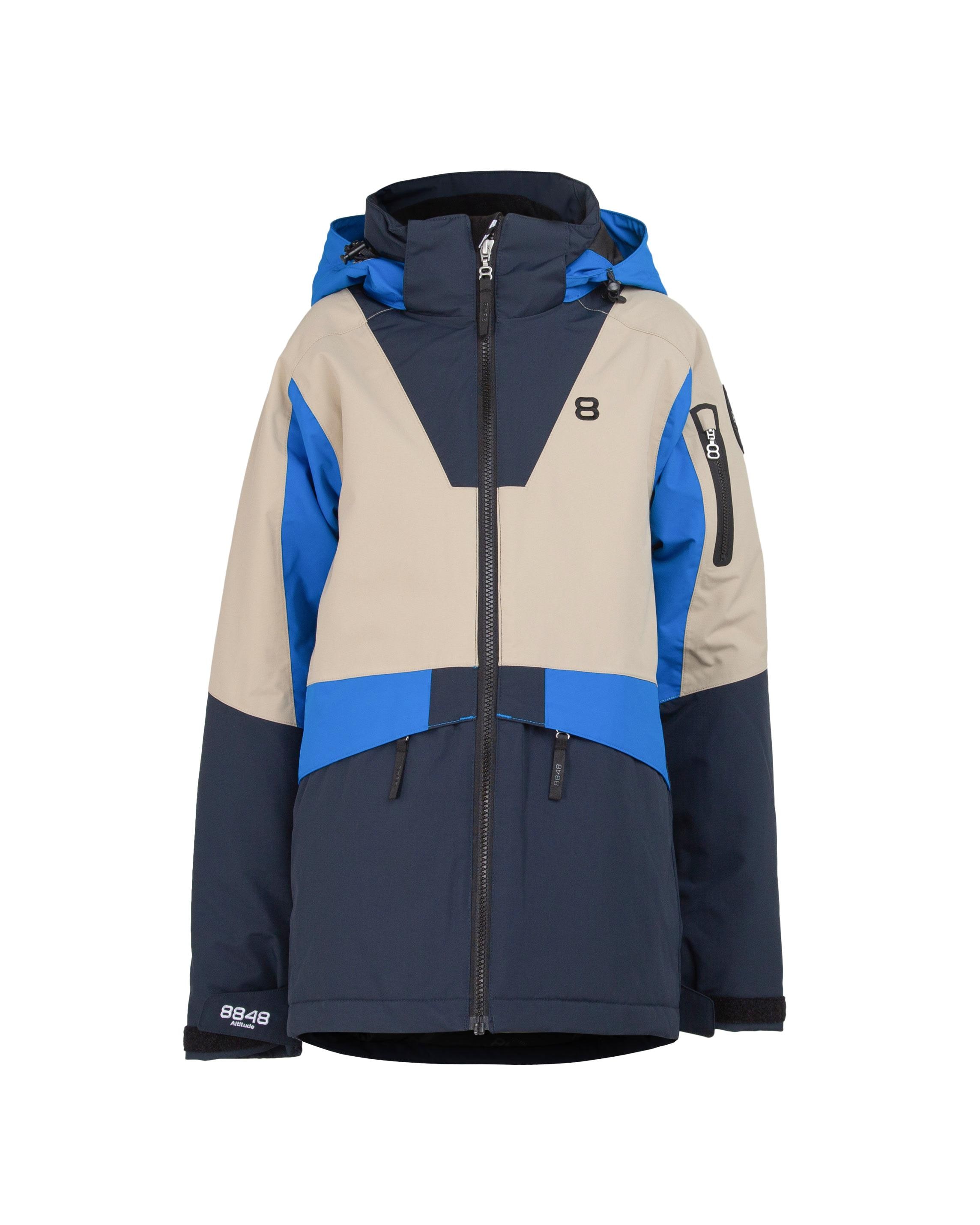 Thorens JR Jacket Navy - Navy blue ski jacket kids