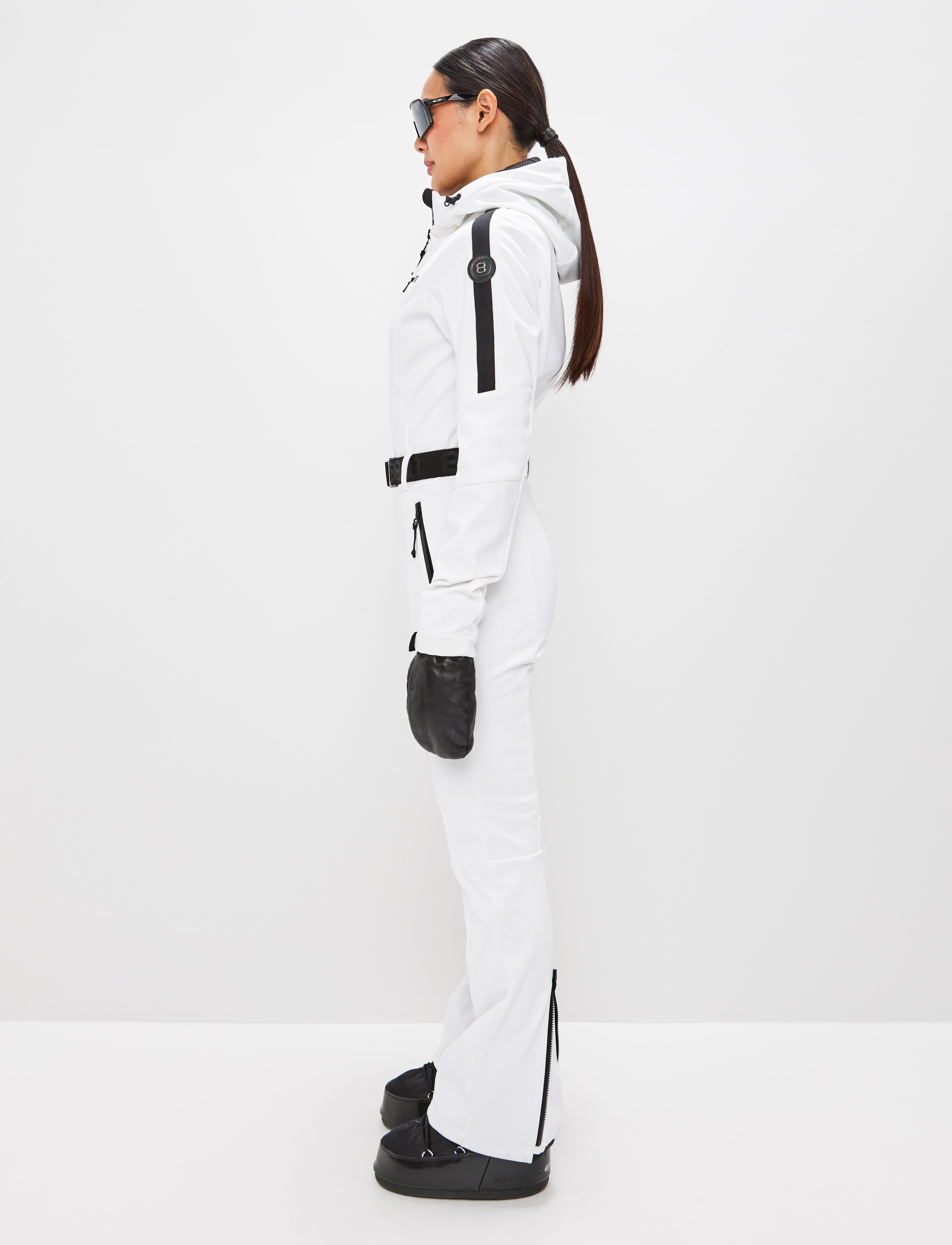 Cat W Ski Suit - Blanc