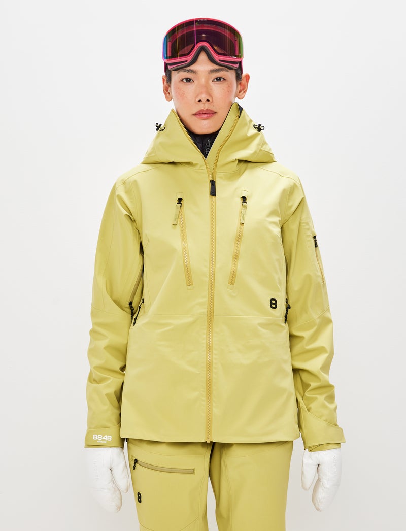 Pow 3.0 W Shell Jacket - Flax Yellow