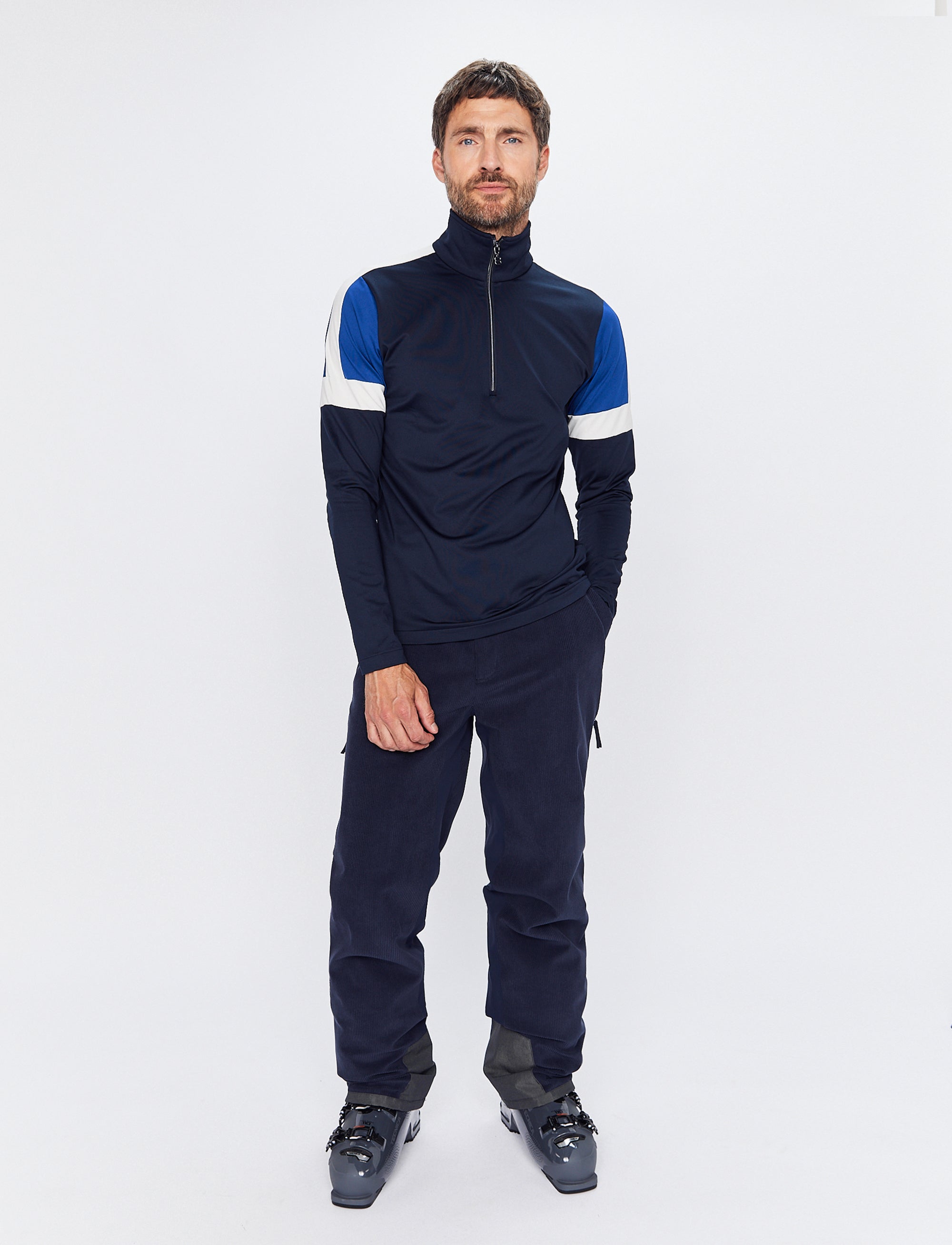 Tord M 1/2 zip - Navy