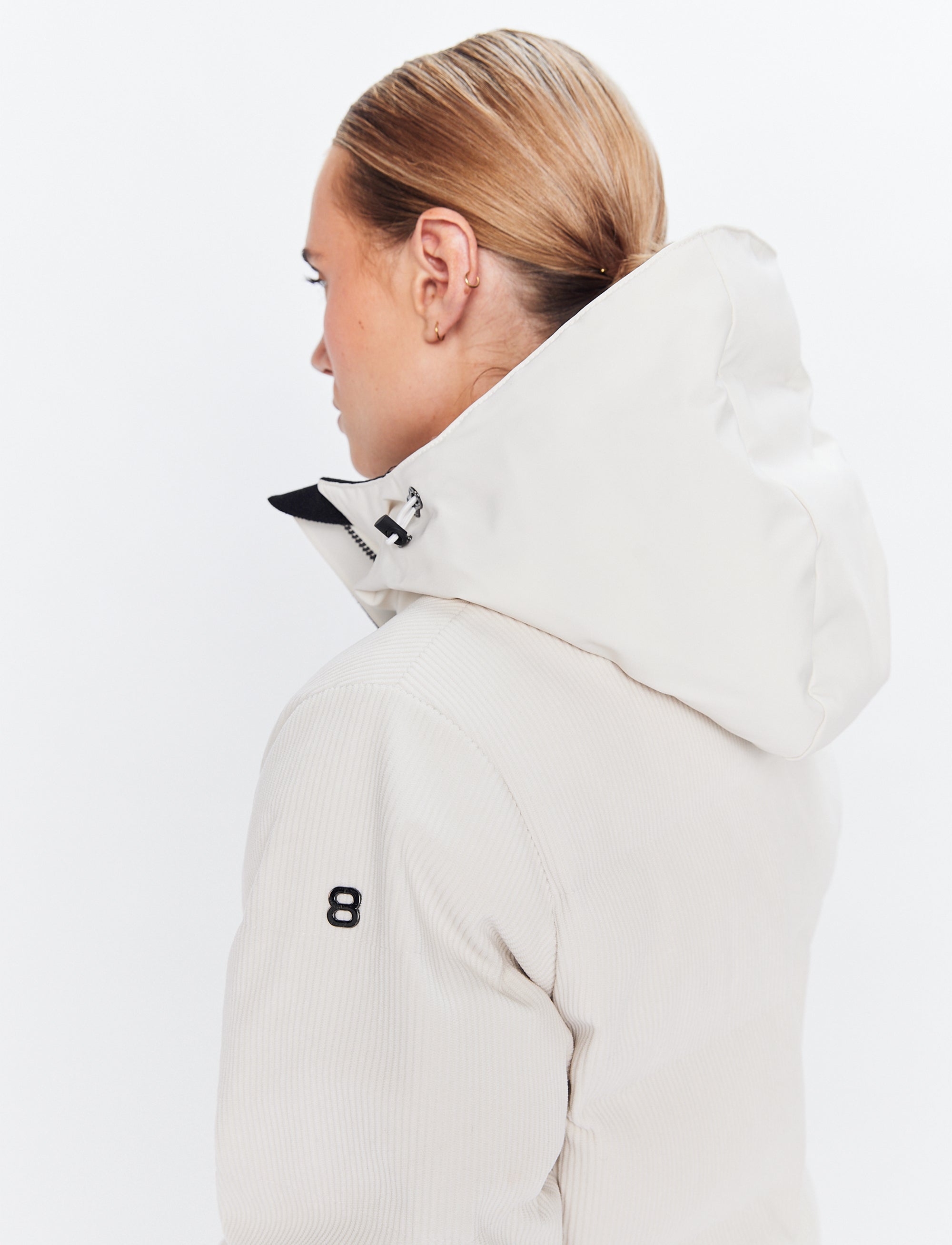 Harlow Cord Jacket - Winter White