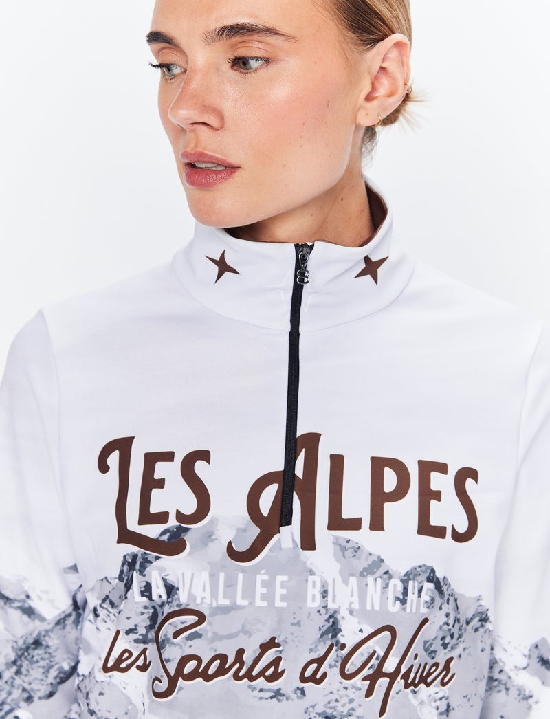 Leni  Ski Sweater - Les Alpes