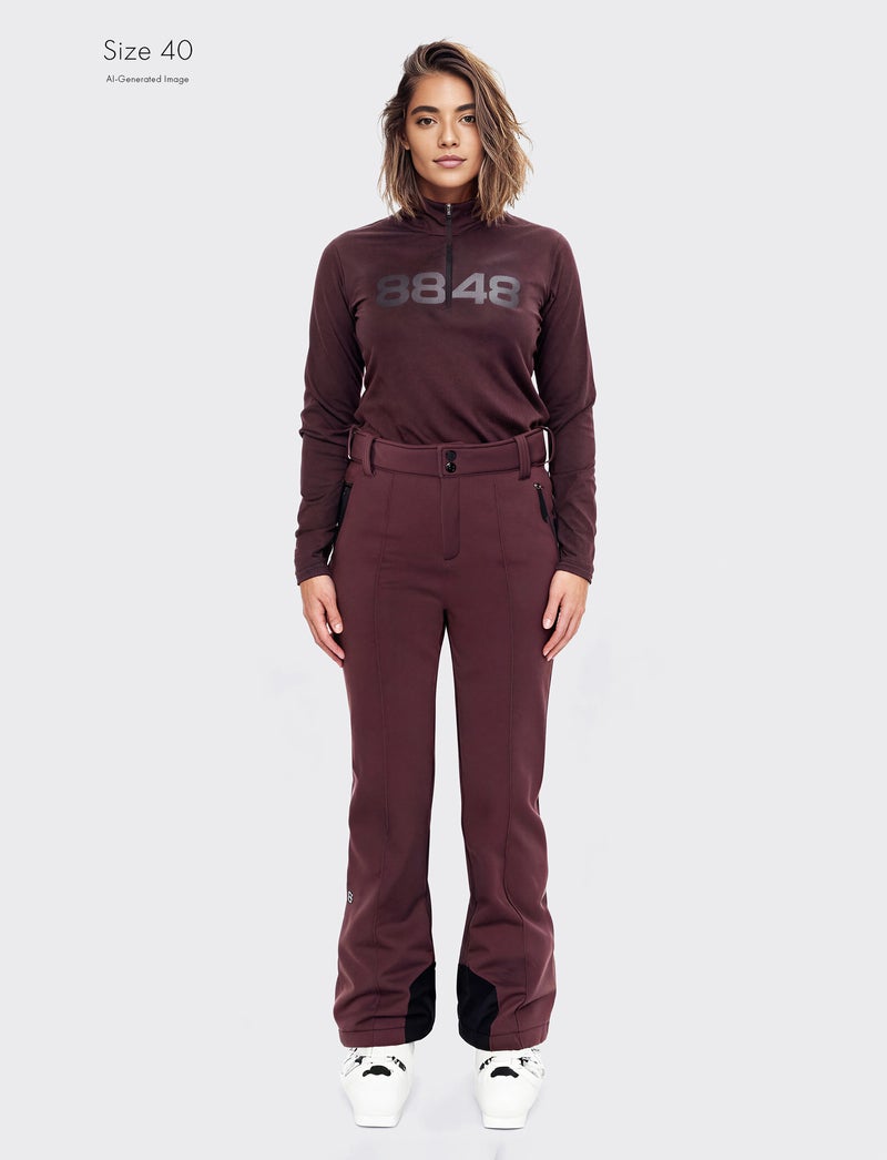 Francis W Pant - Dk Burgundy