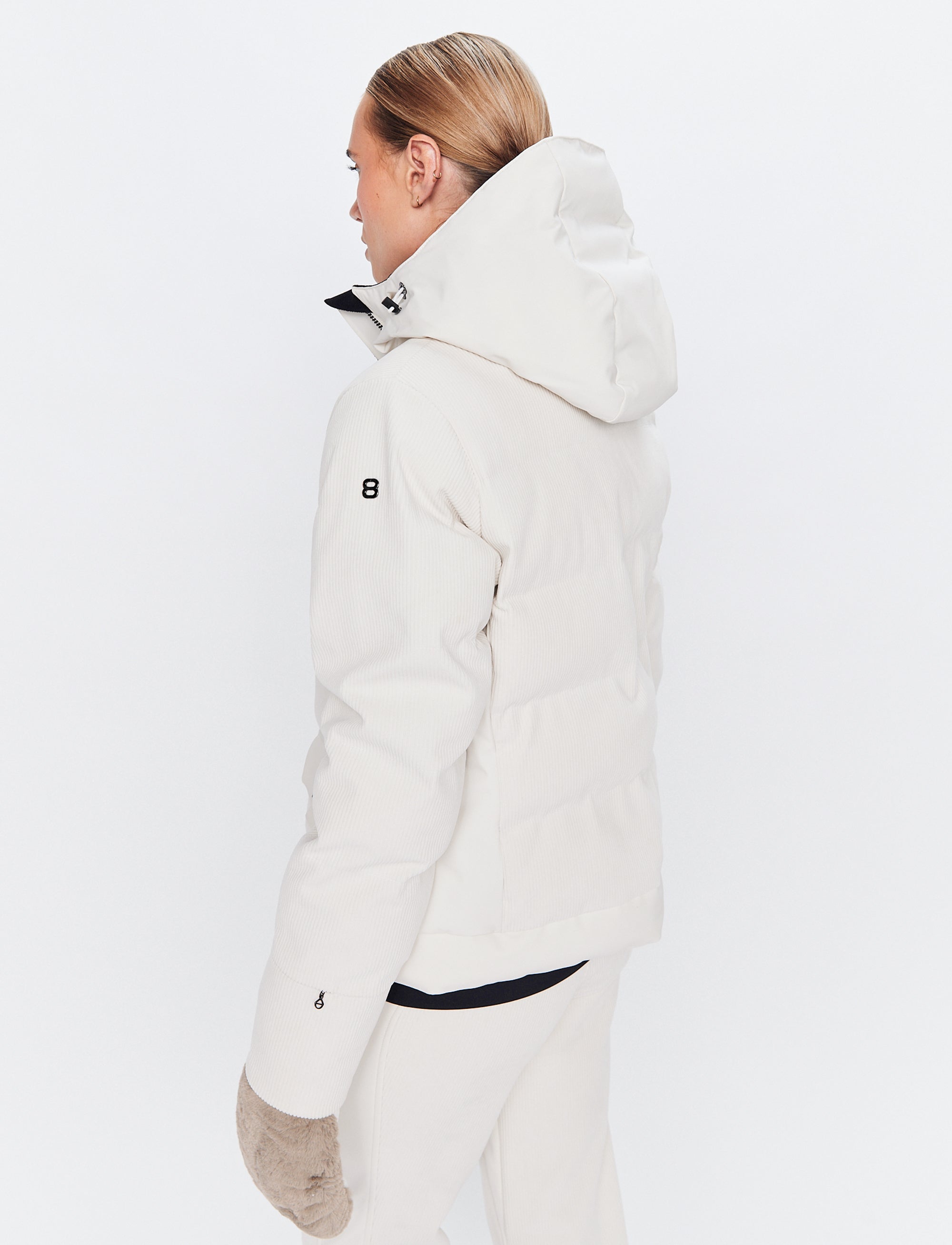 Harlow Cord Jacket - Winter White