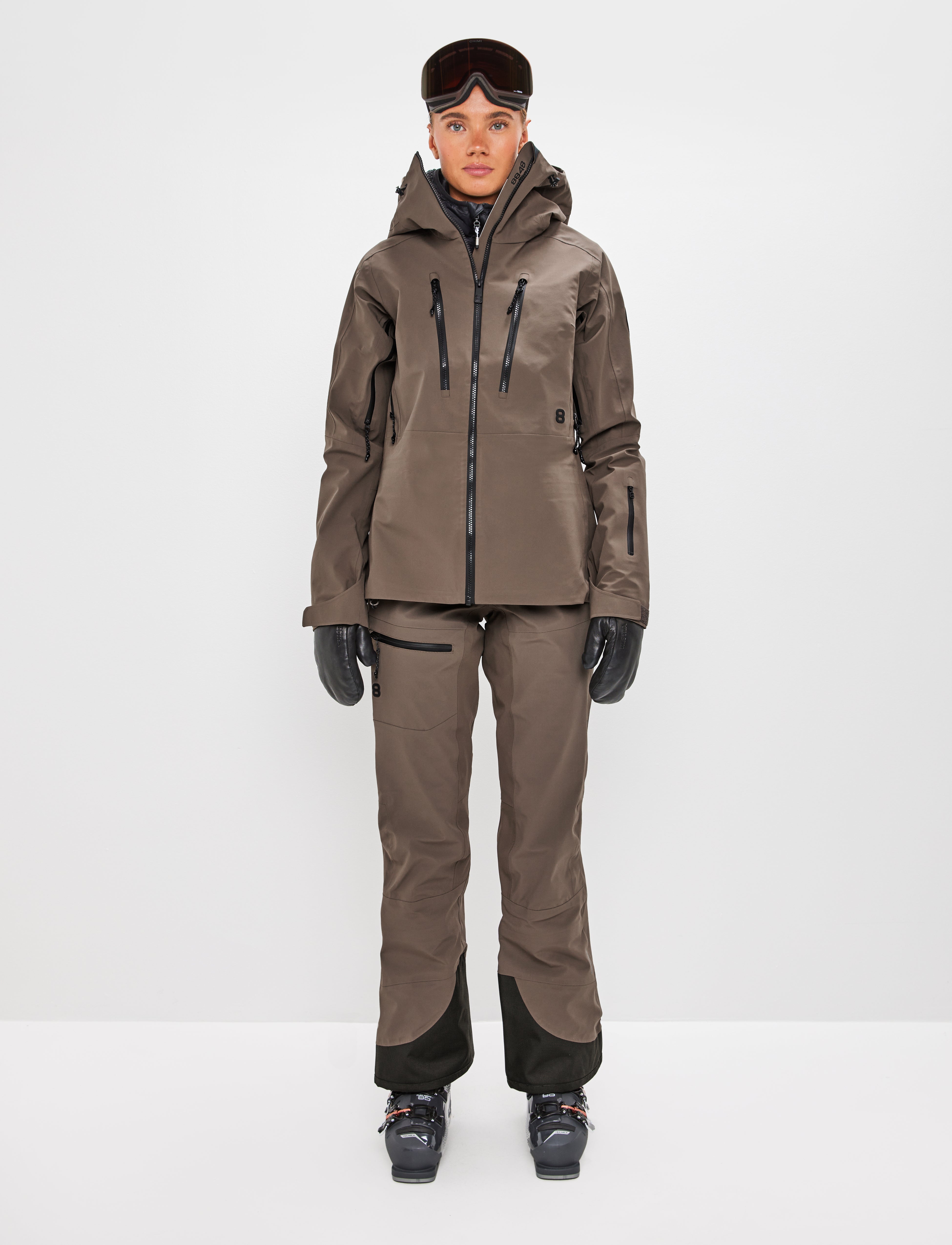 Chute W Pant - Pale Brown