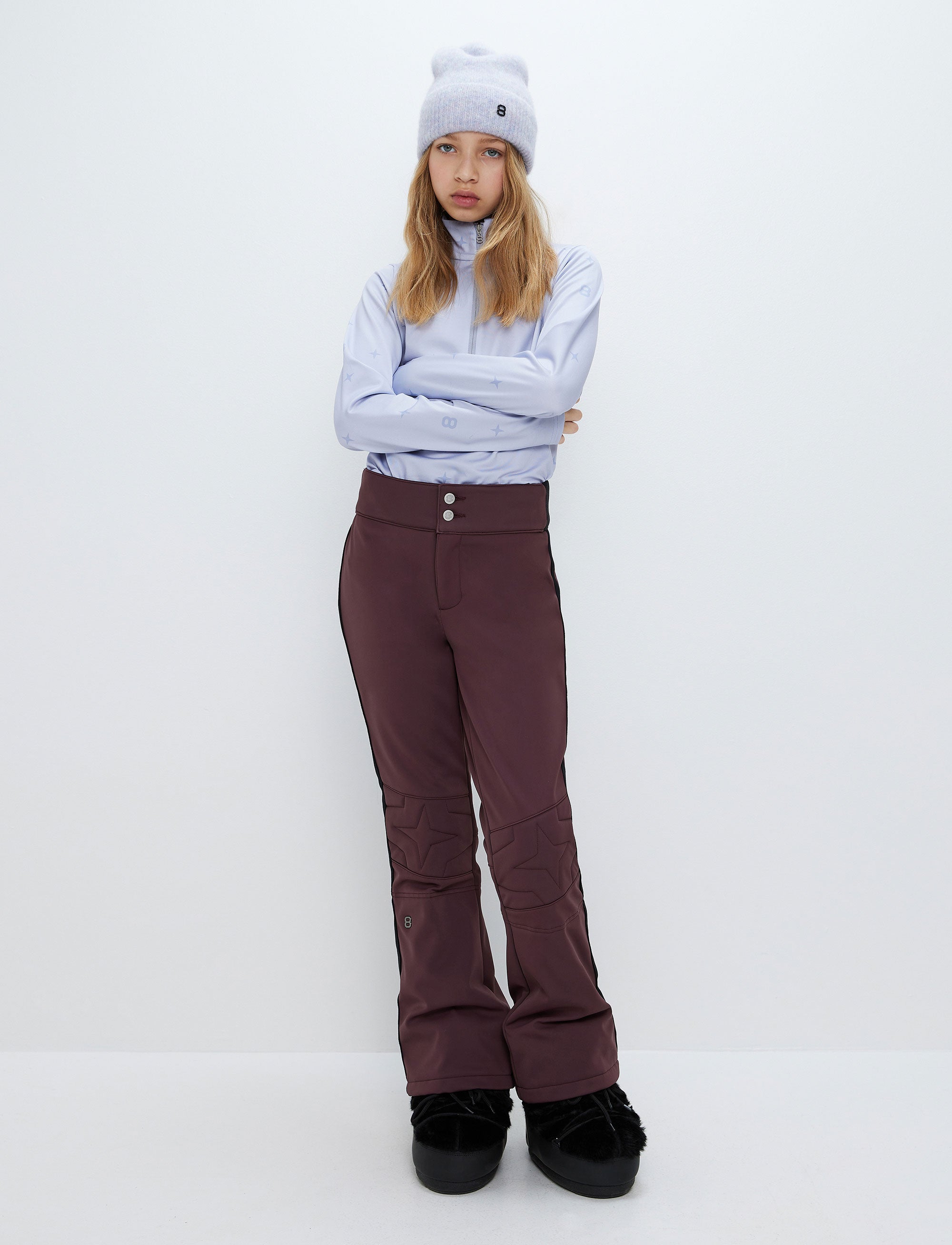 Annbell Star JR Pants - Dk Burgundy