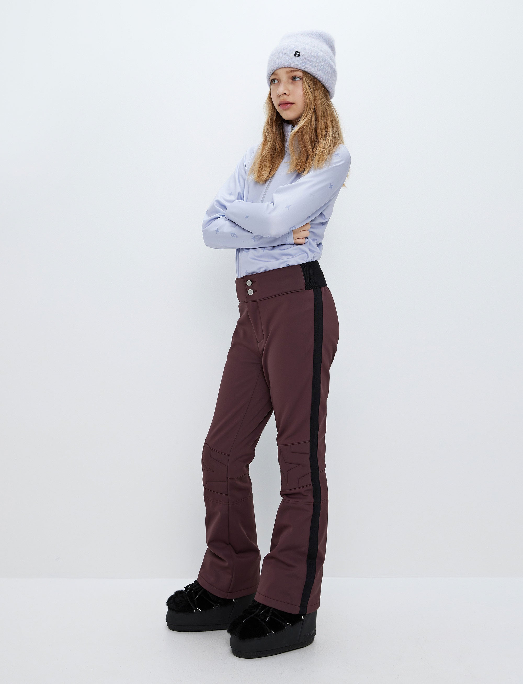 Annbell Star JR Pants - Dk Burgundy