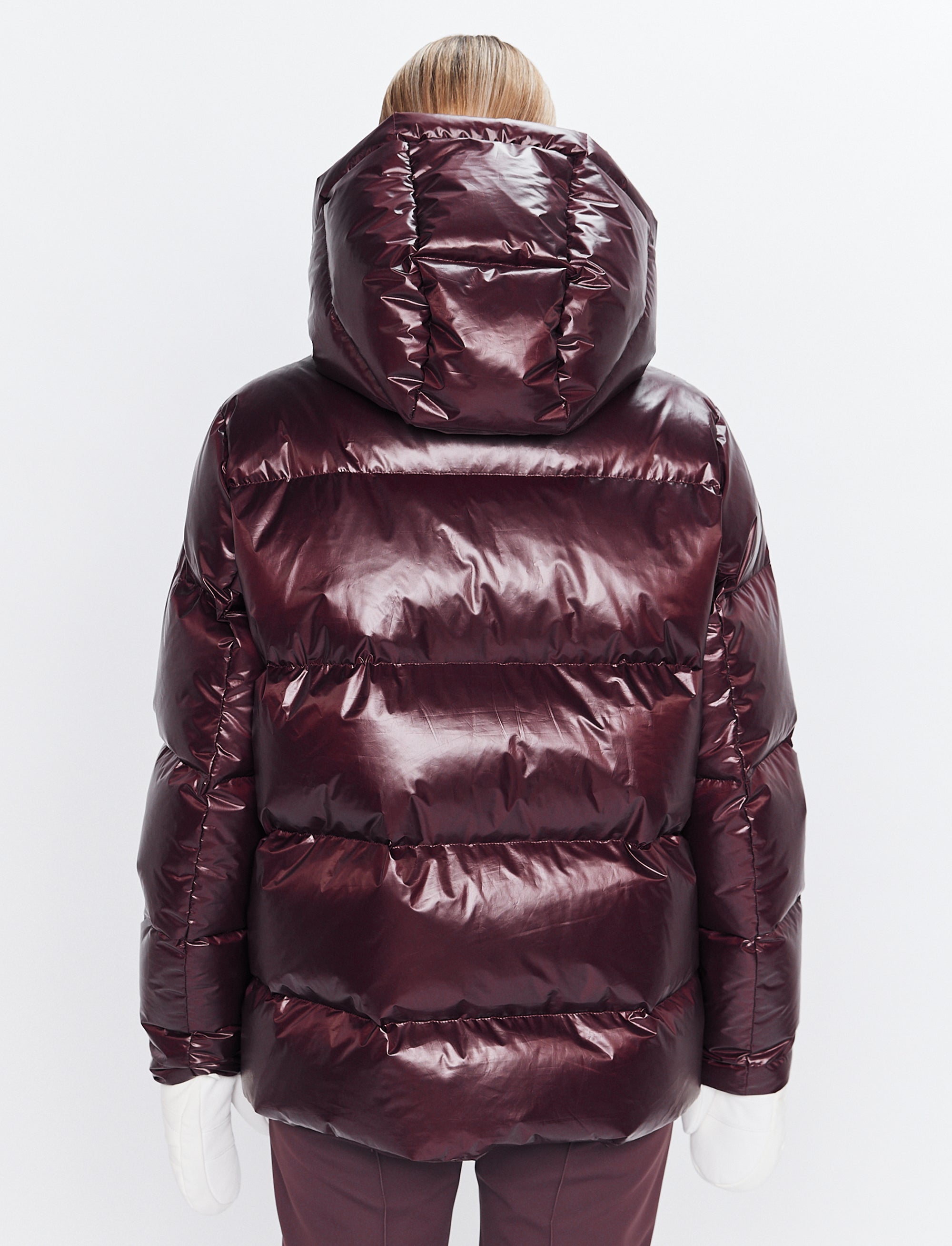 Sarah W Ski Down Jacket - Dk Burgundy