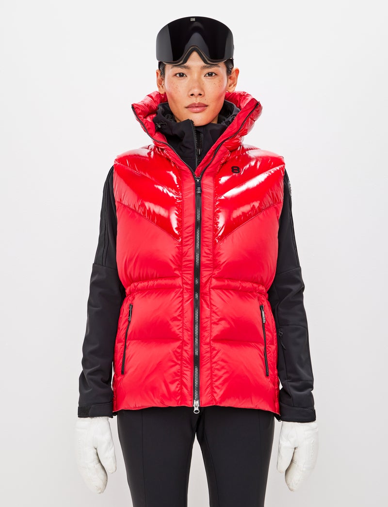 Shacci W Down Vest - Red