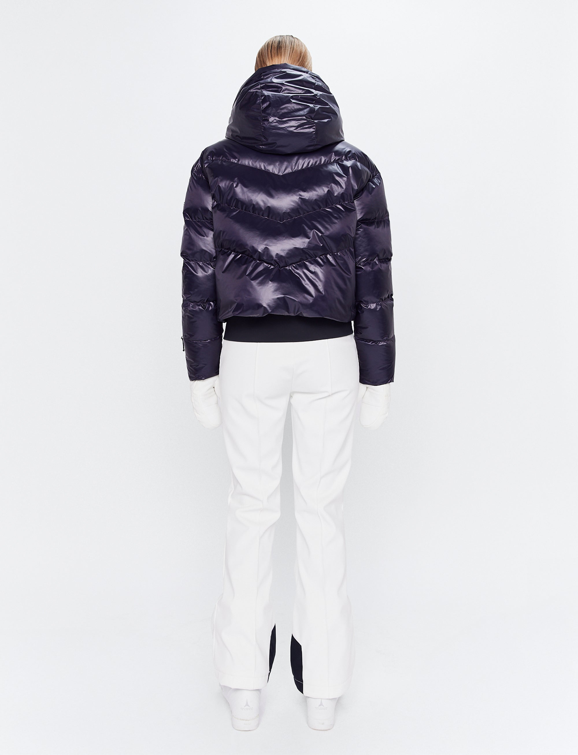 Noelle W Ski Puffer - Cosmos Plum