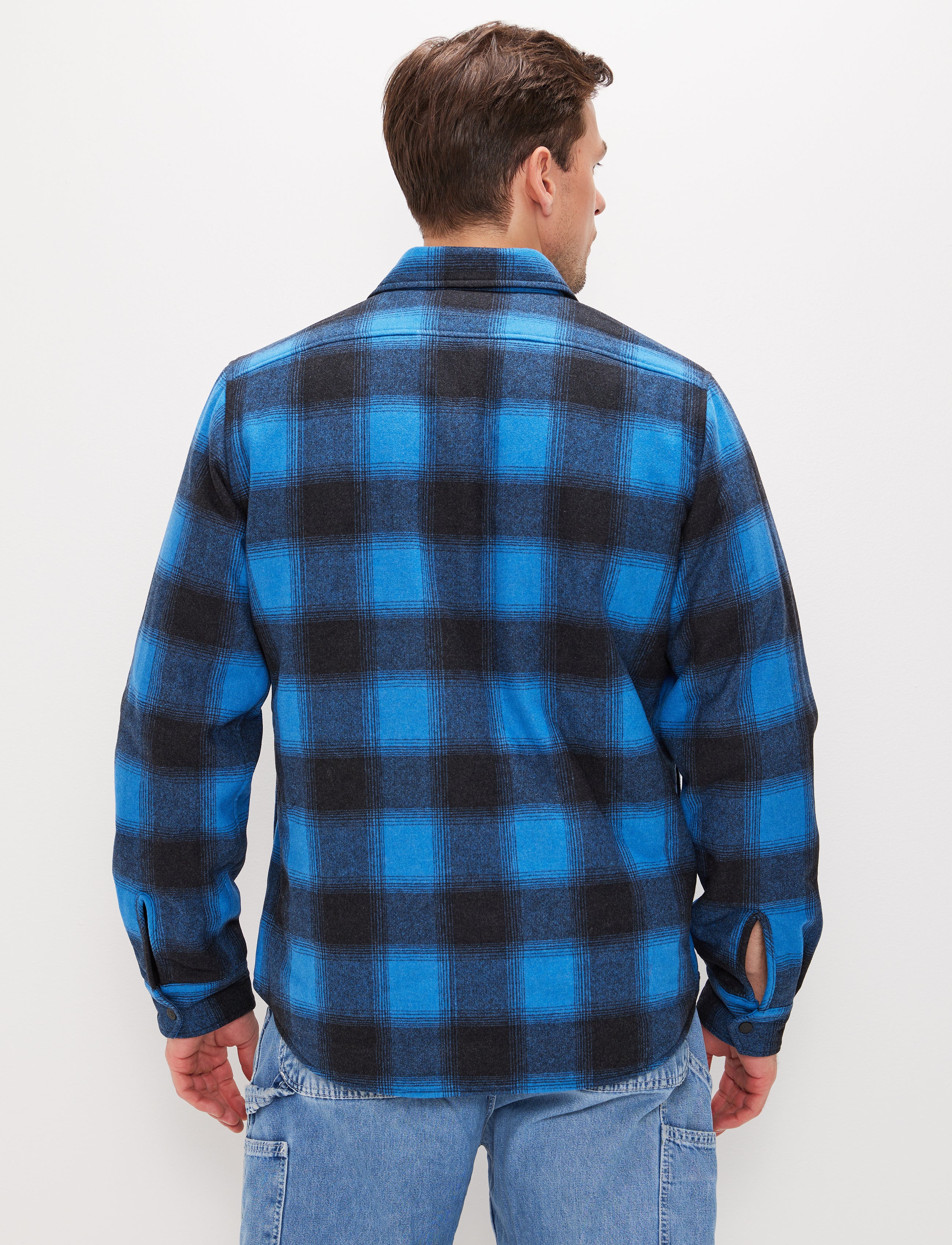 Telluride Wool Overshirt - Blue