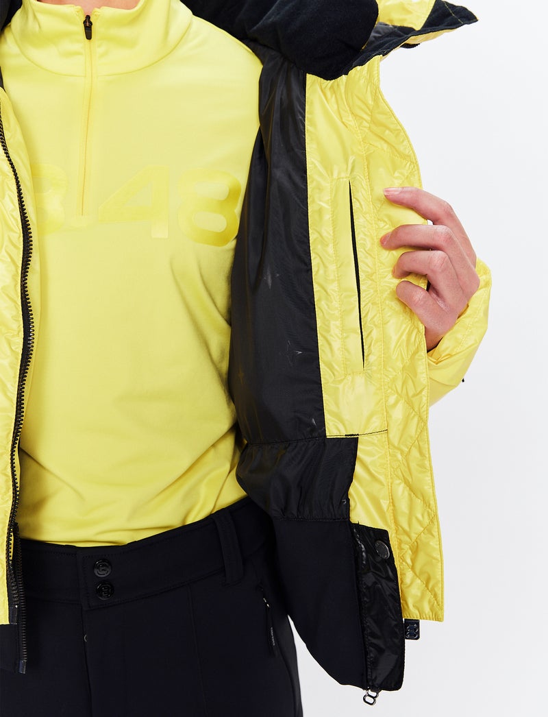 Noelle W Ski Puffer - Sports Yellow