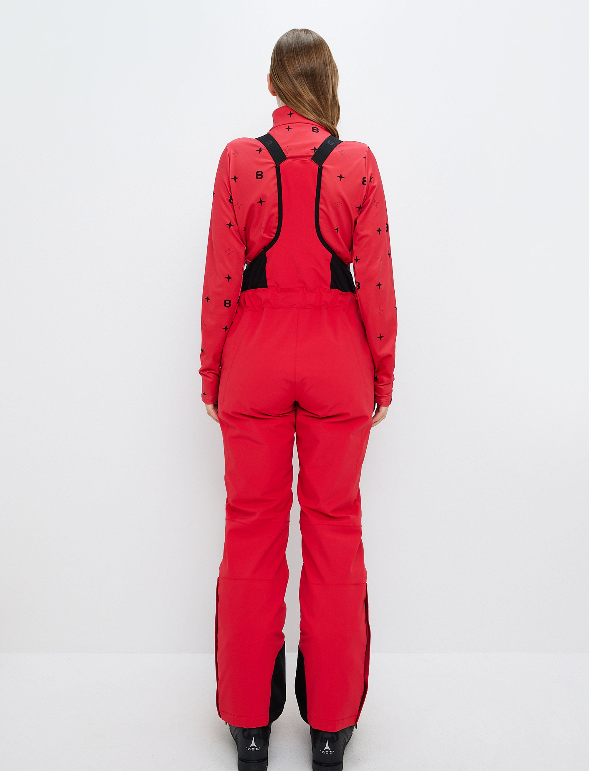 Daniella 2.0 W Bib Pant - Poinsetta Red