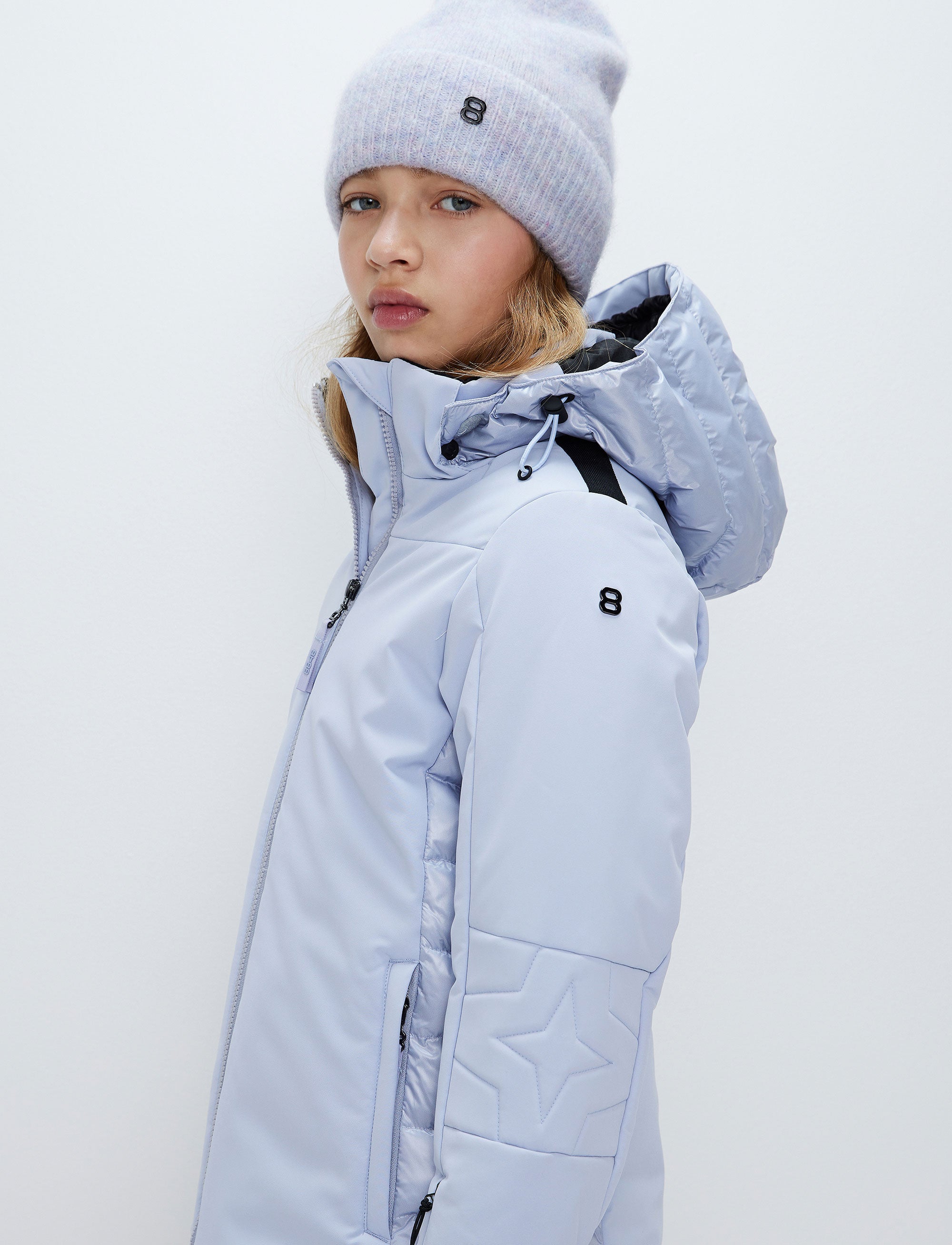 Laina JR Ski Jacket - Icelandic Blue