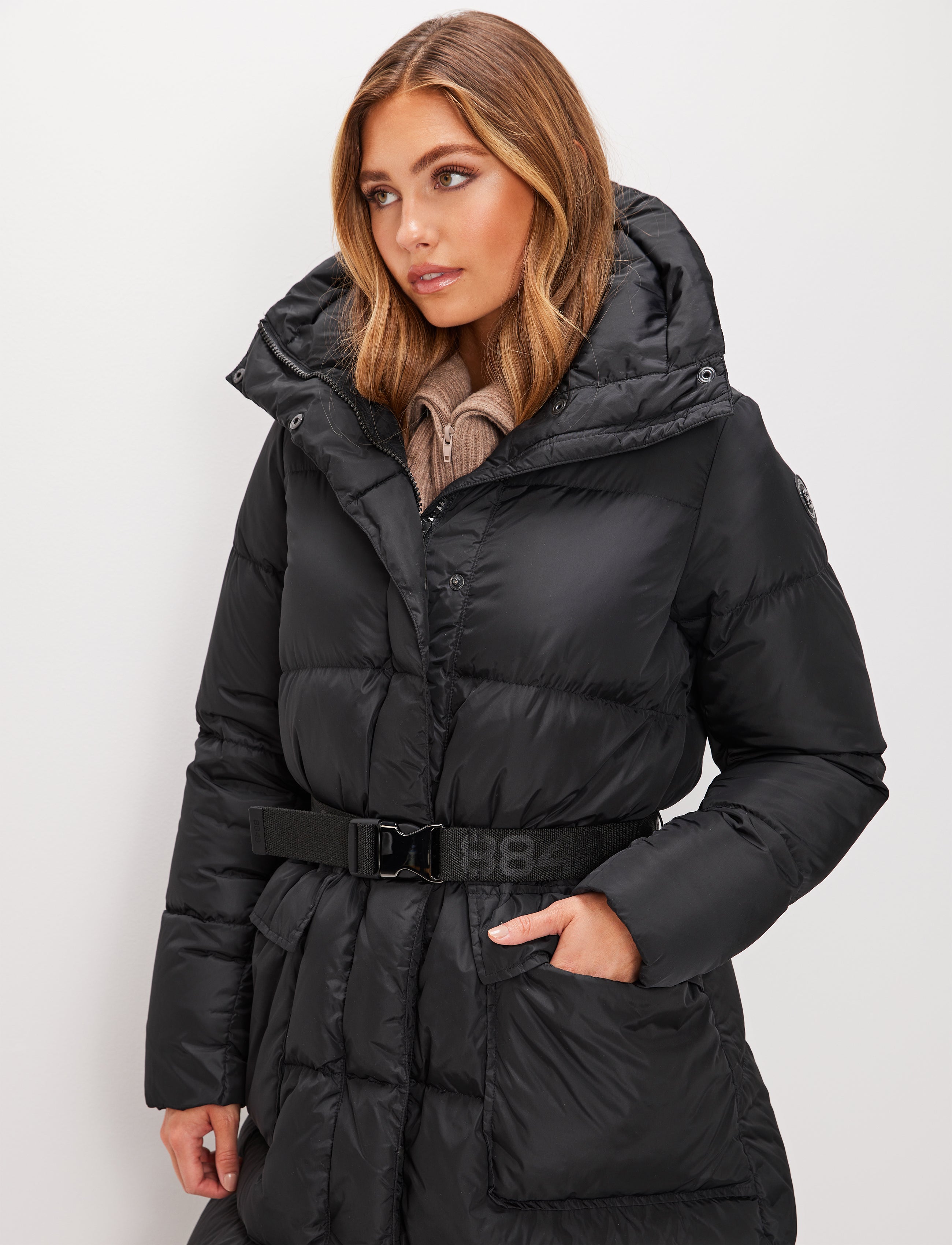 Noomi W Down Coat - Black