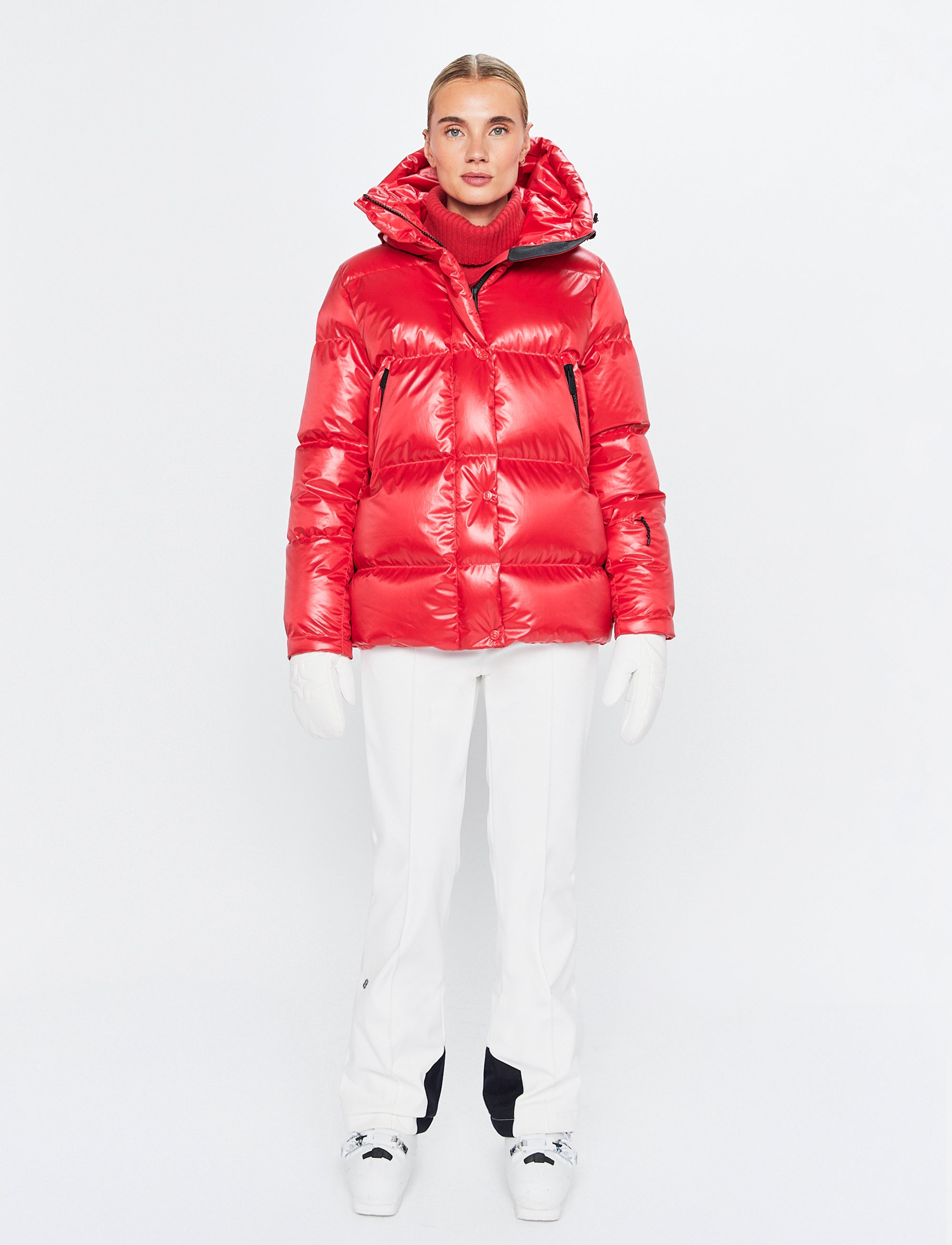 Sarah  Ski Jacket - Poinsetta Red