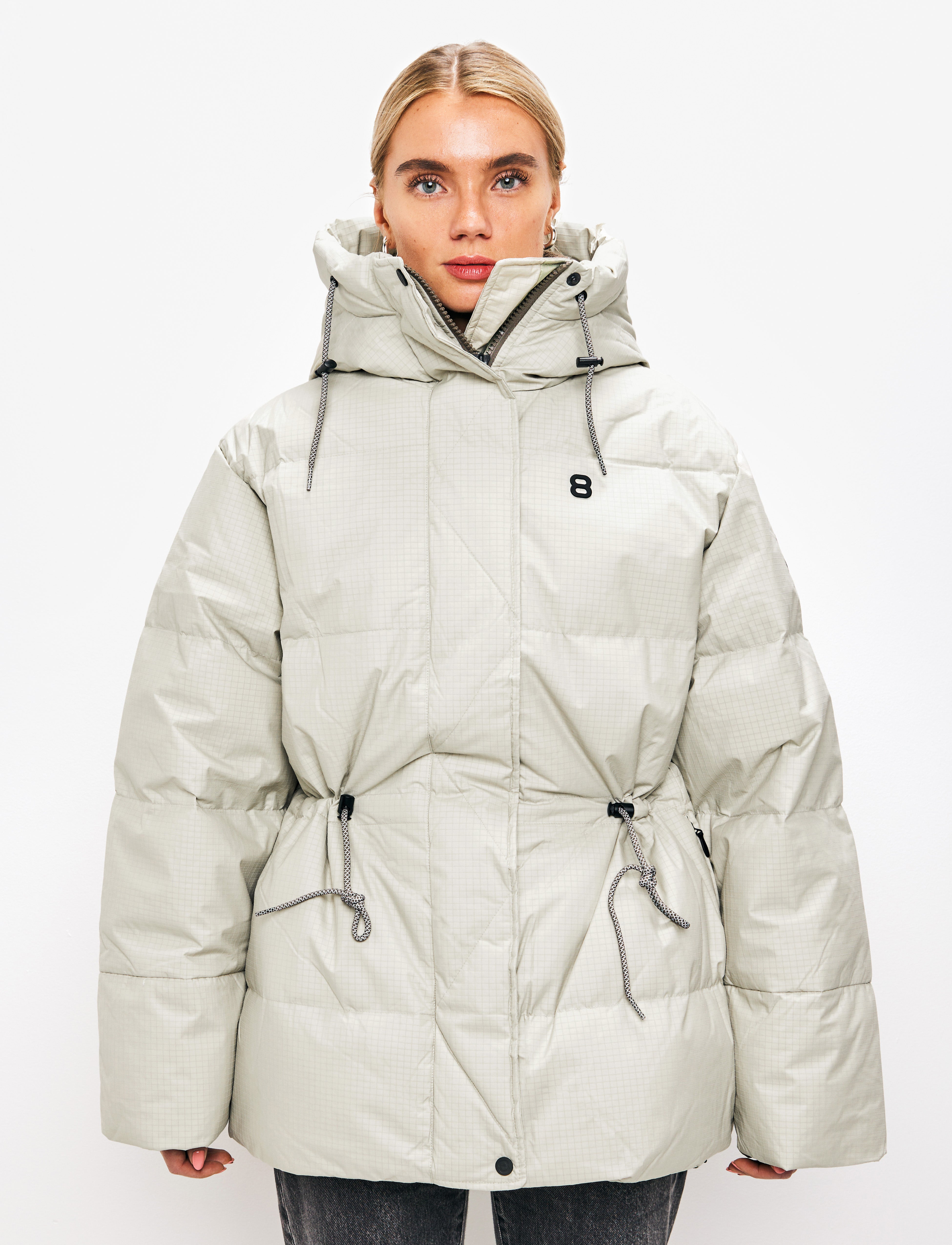 Asama W Down Jacket - Lt Fallen Rock