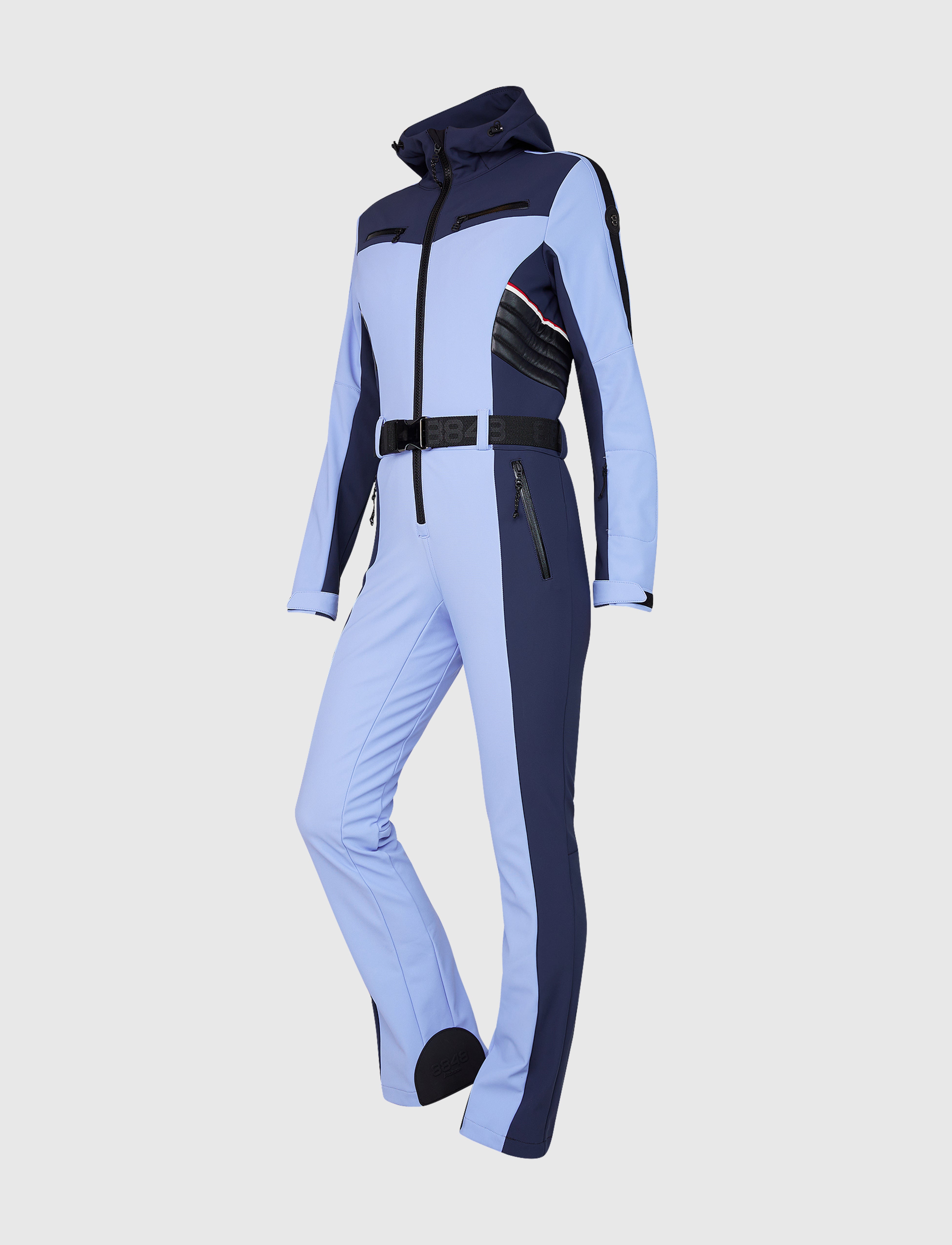 Lara W Ski Suit - Hortensia/Navy