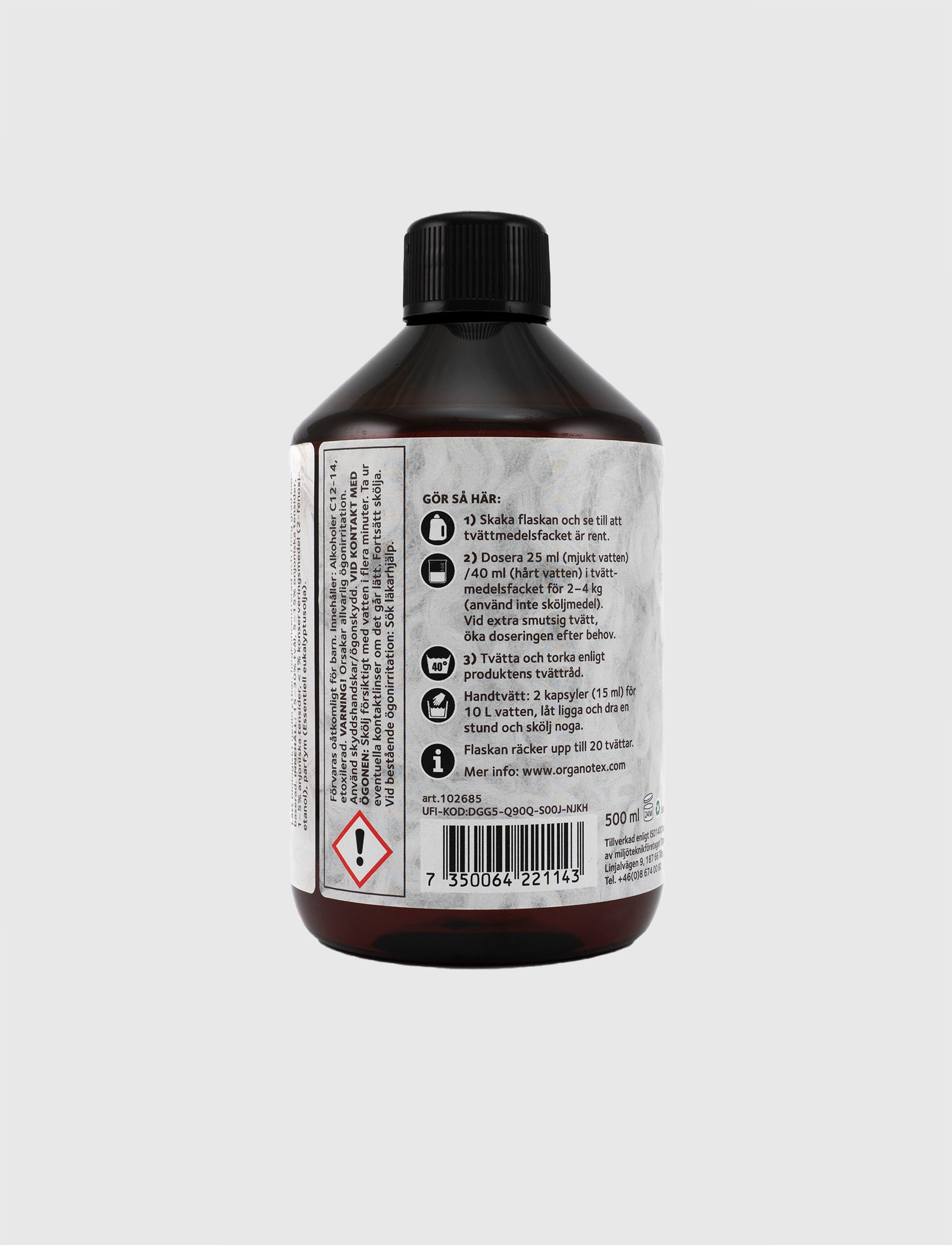 Organo-Tex wash in - Blanc