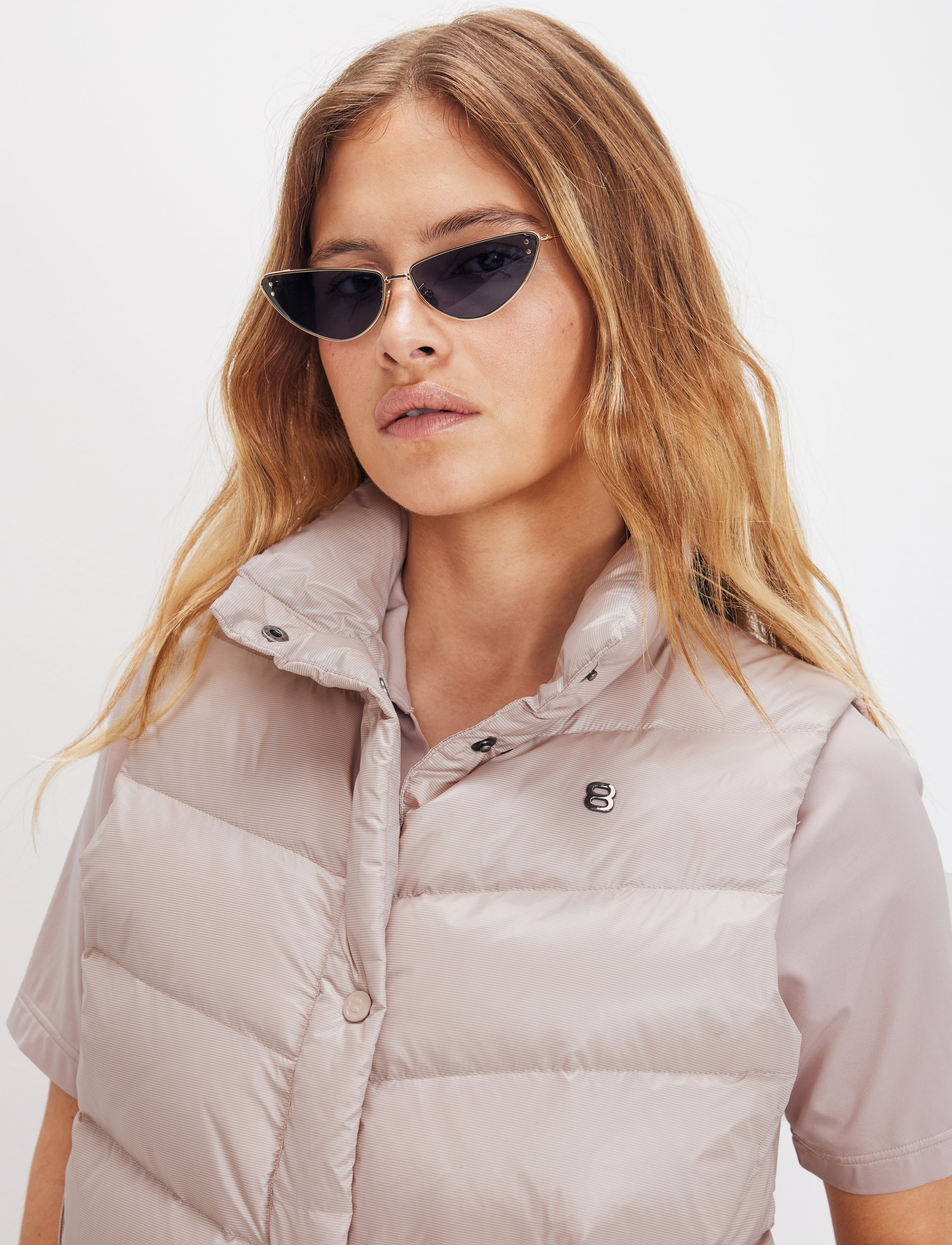 Bella W Down Vest - Powder Pink