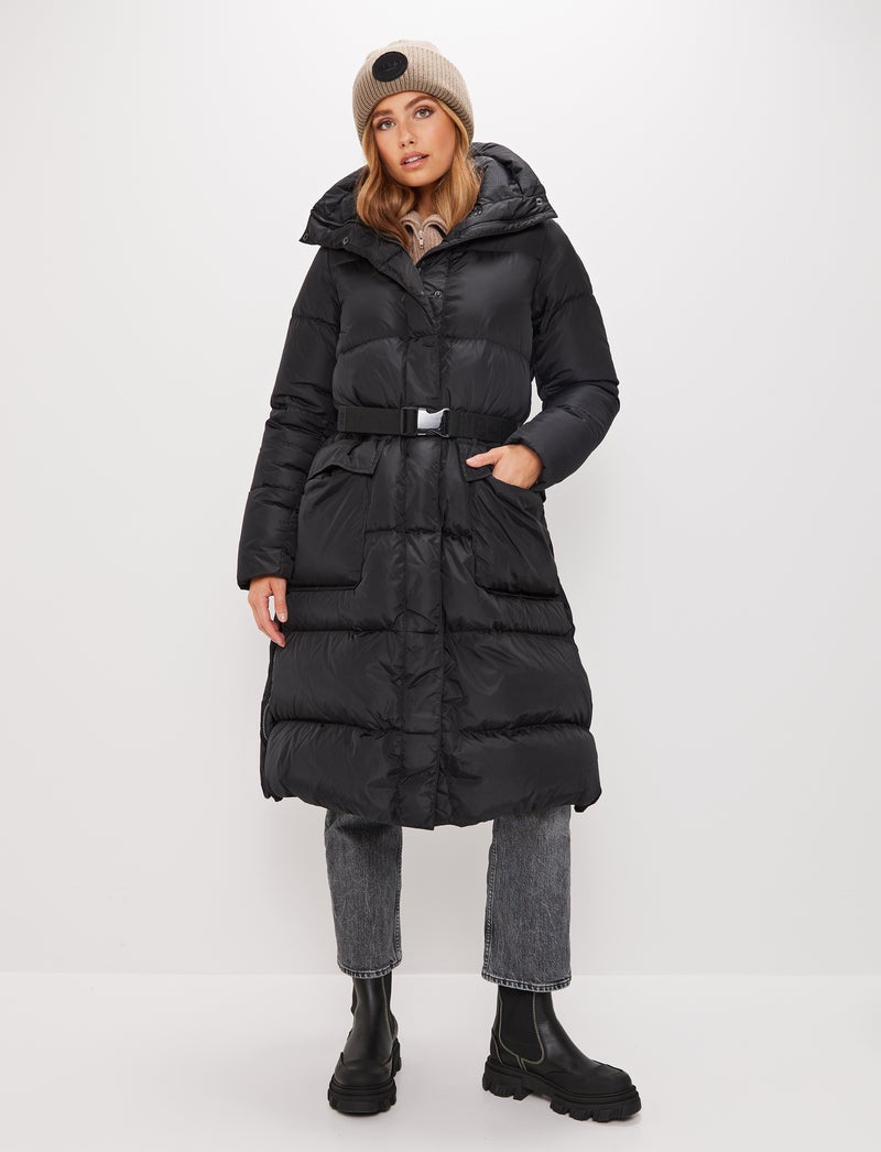 Noomi W Down Coat - Black