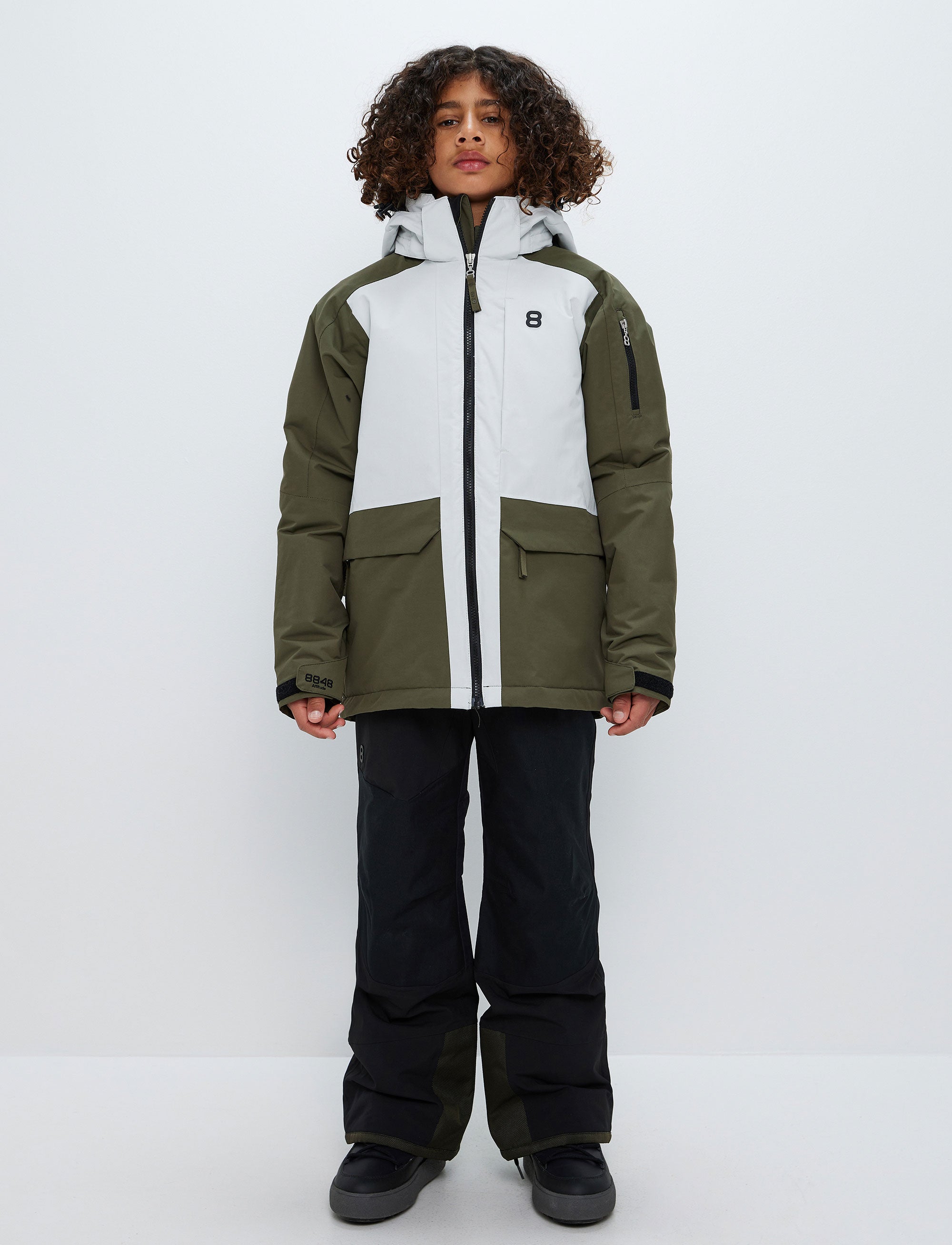 Miles JR Ski Jacket - Army Green