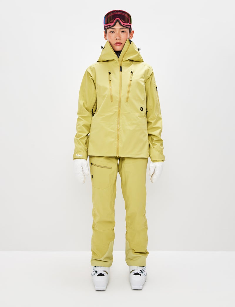 Pow 3.0 W Shell Jacket - Flax Yellow