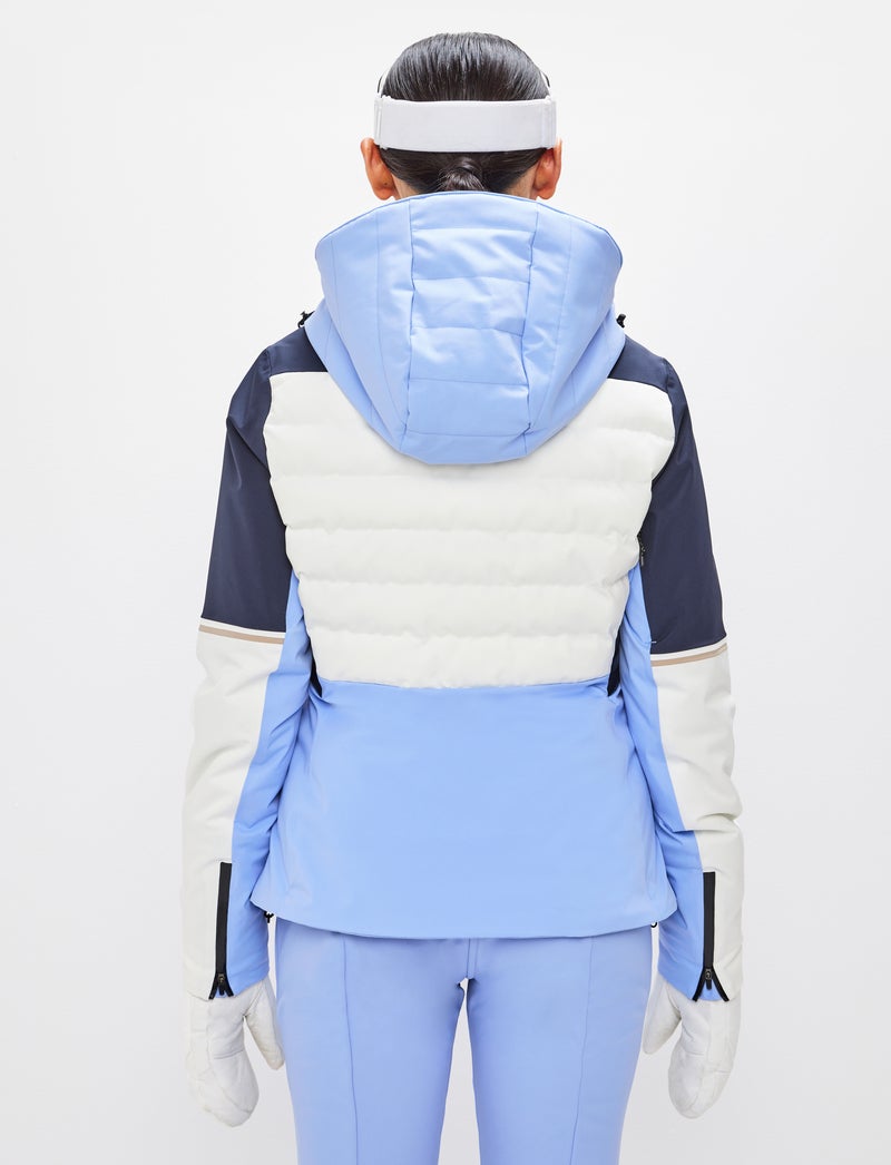 Hazel W Ski Jacket - Hortensia Blue