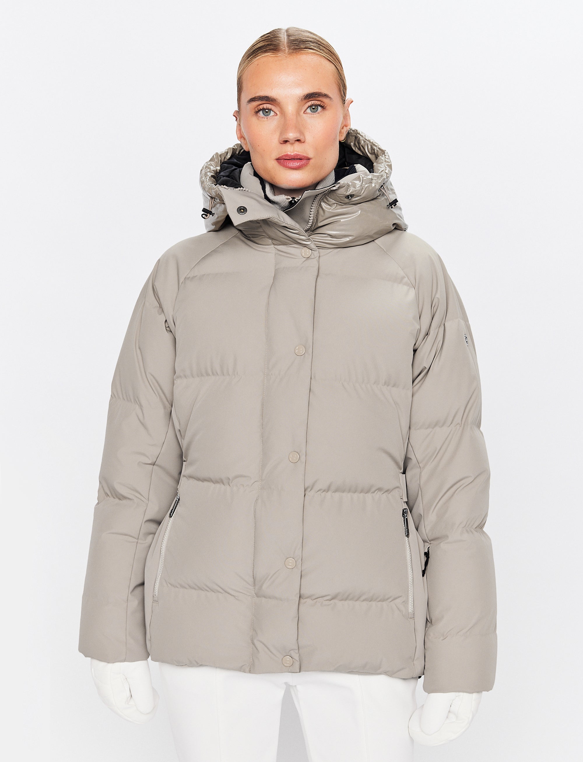 Delaine W Ski Jacket - Lt Beige