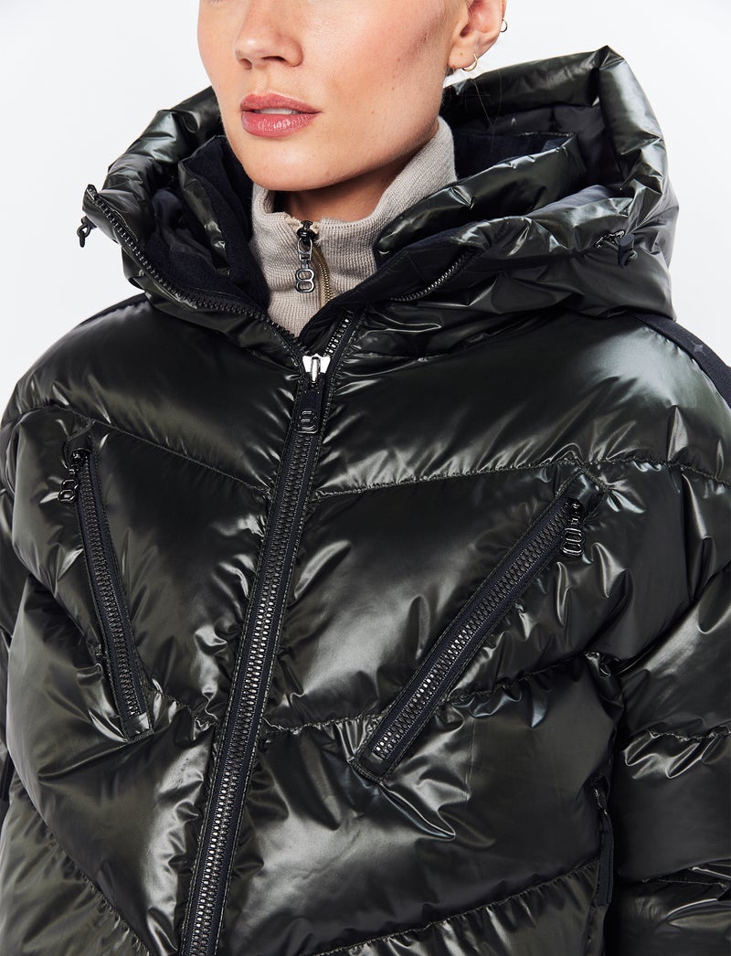 Noelle W Ski Puffer - Italian Green