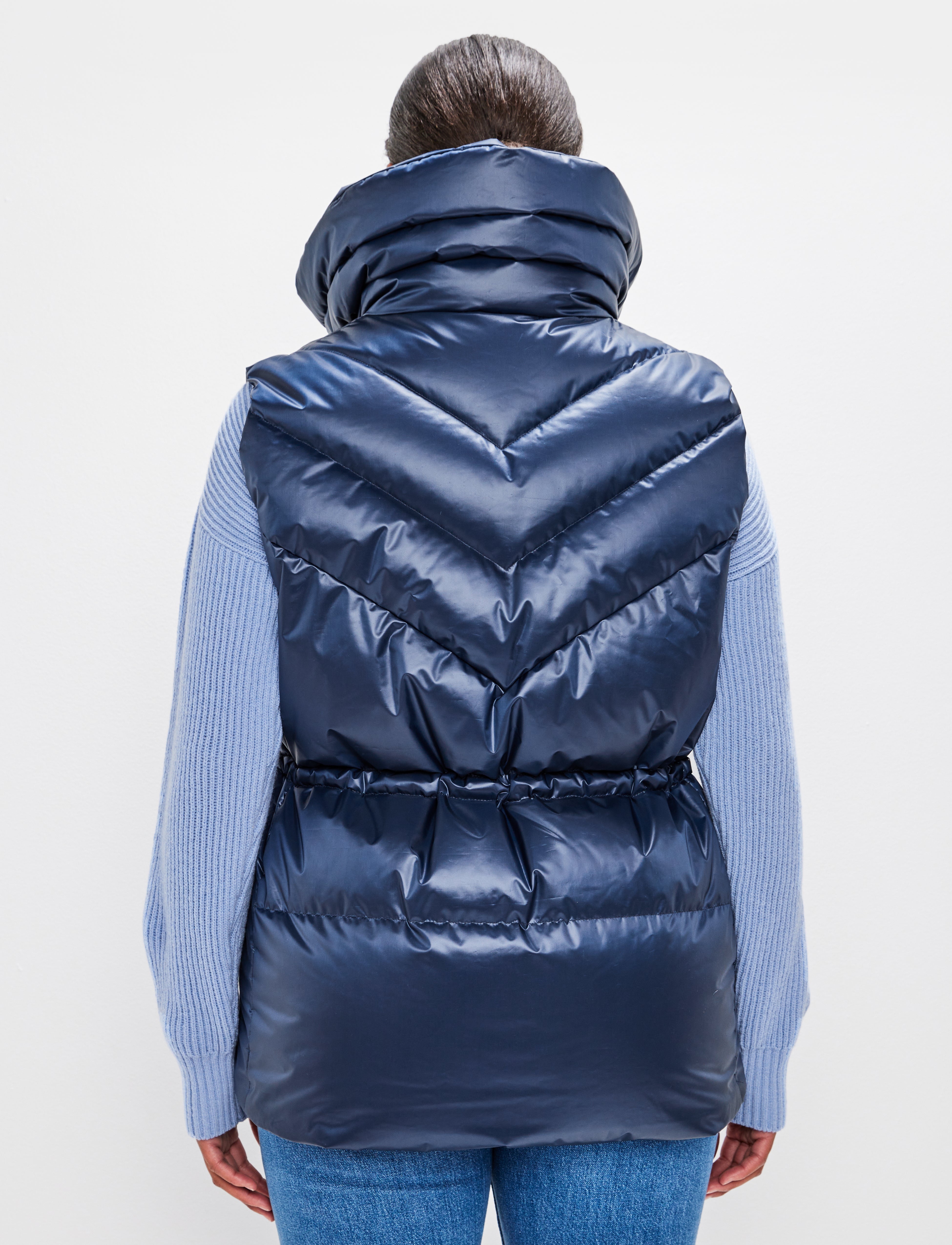Shacci W Down Vest - Navy