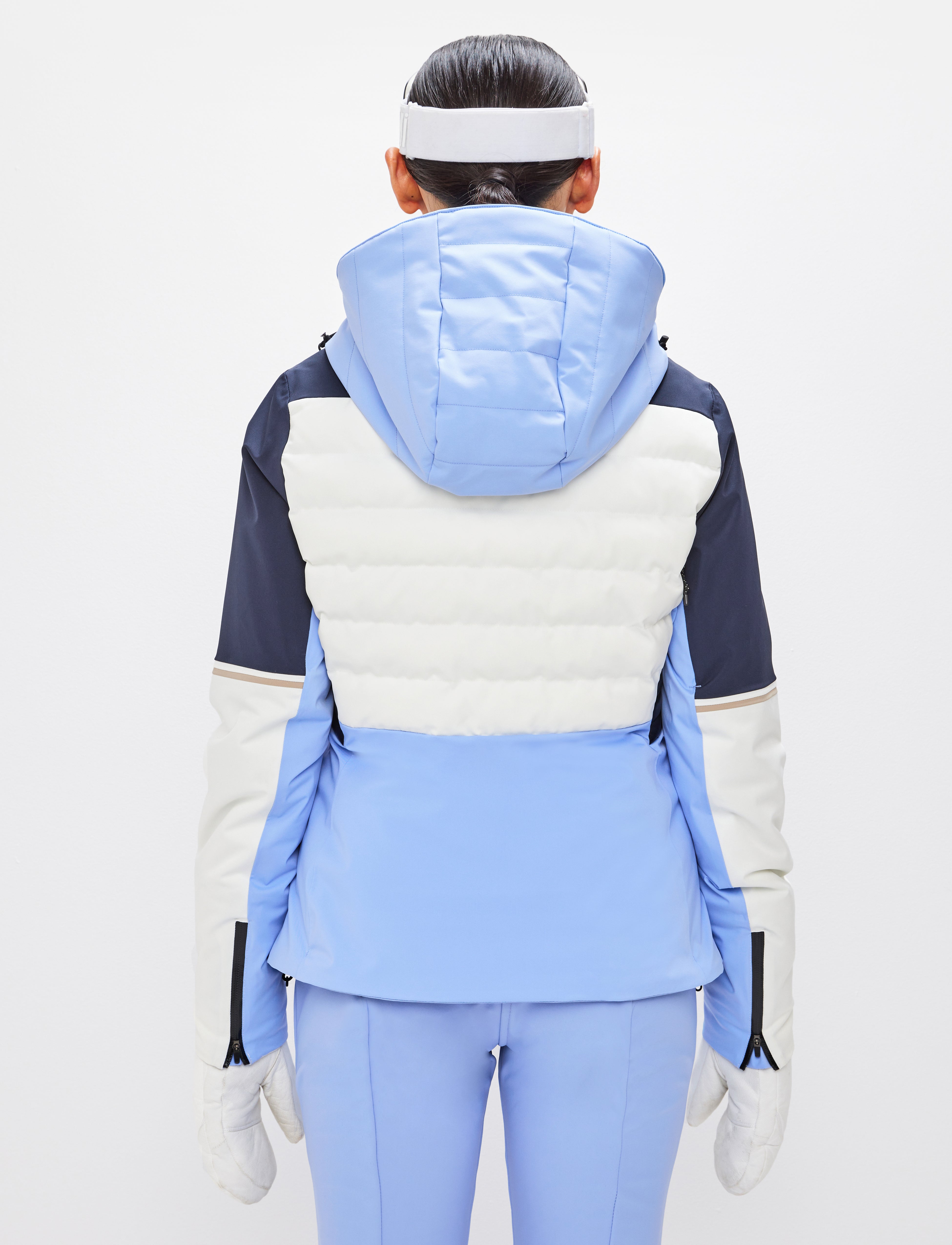 Hazel W Ski Jacket - Hortensia Blue