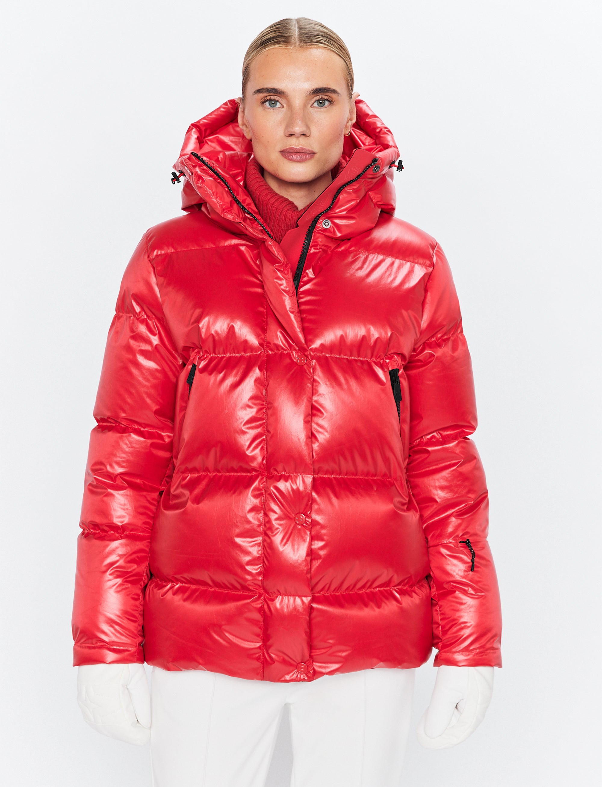 Sarah  Ski Jacket - Poinsetta Red