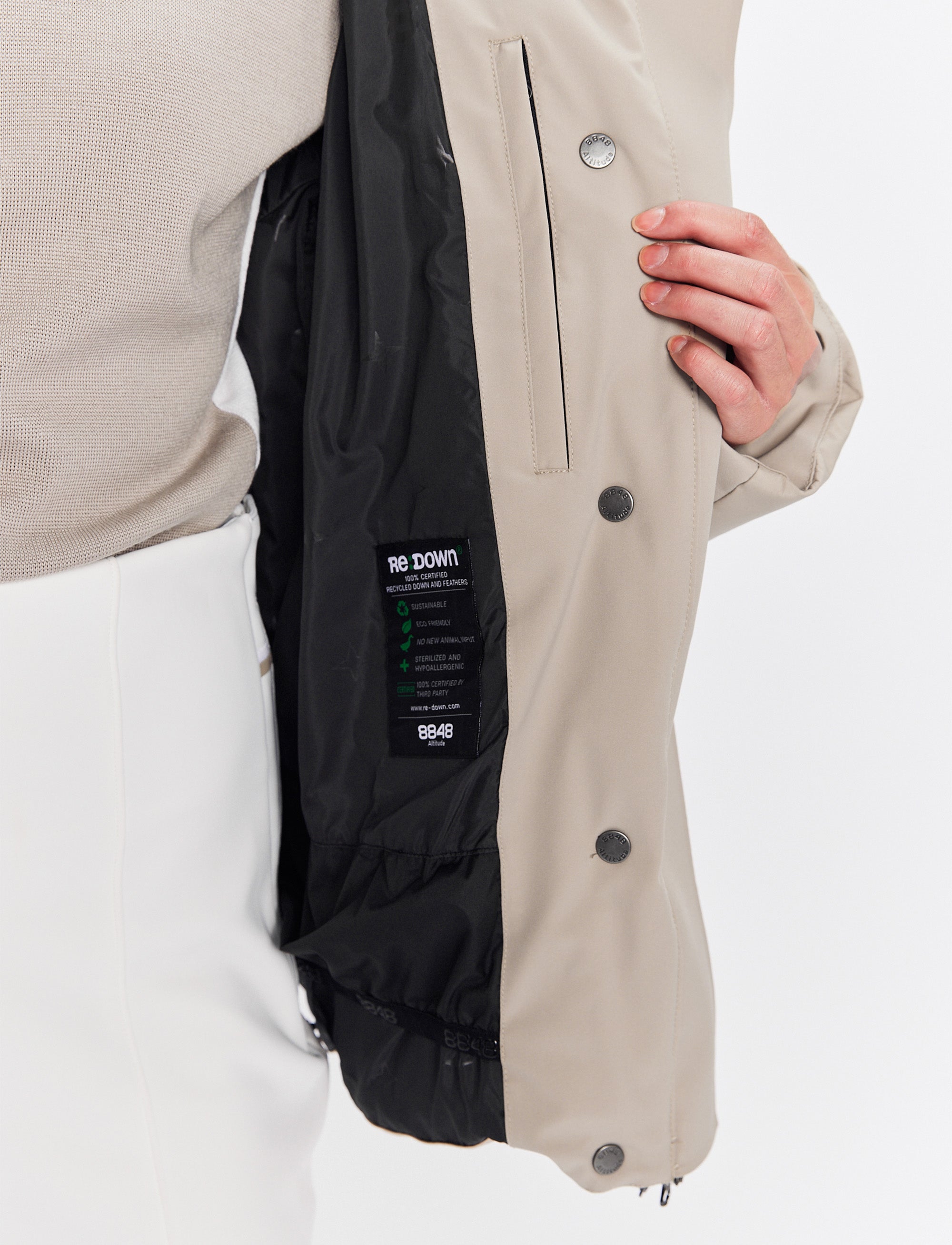 Delaine W Ski Jacket - Lt Beige