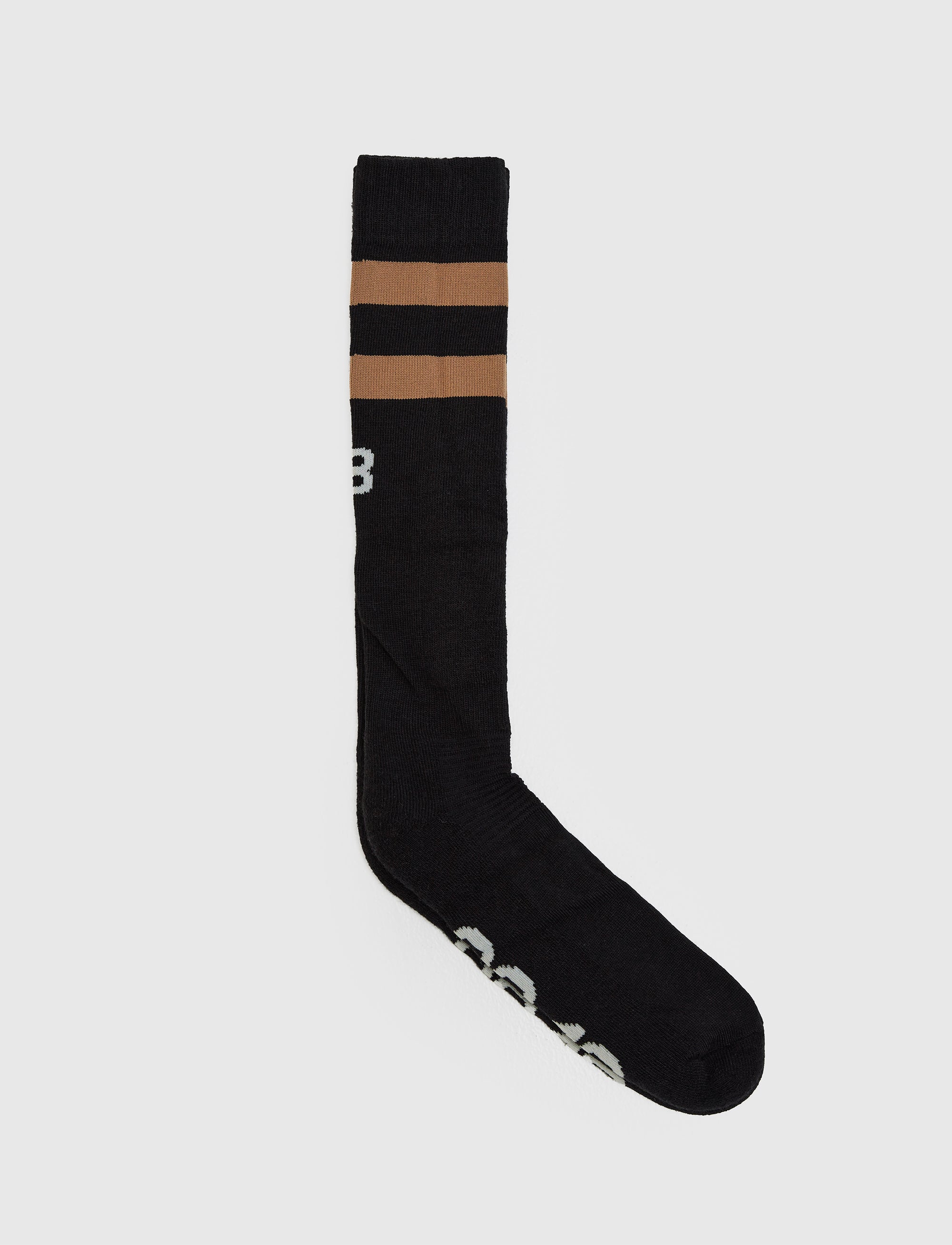 Stripe Ski Sock - Black