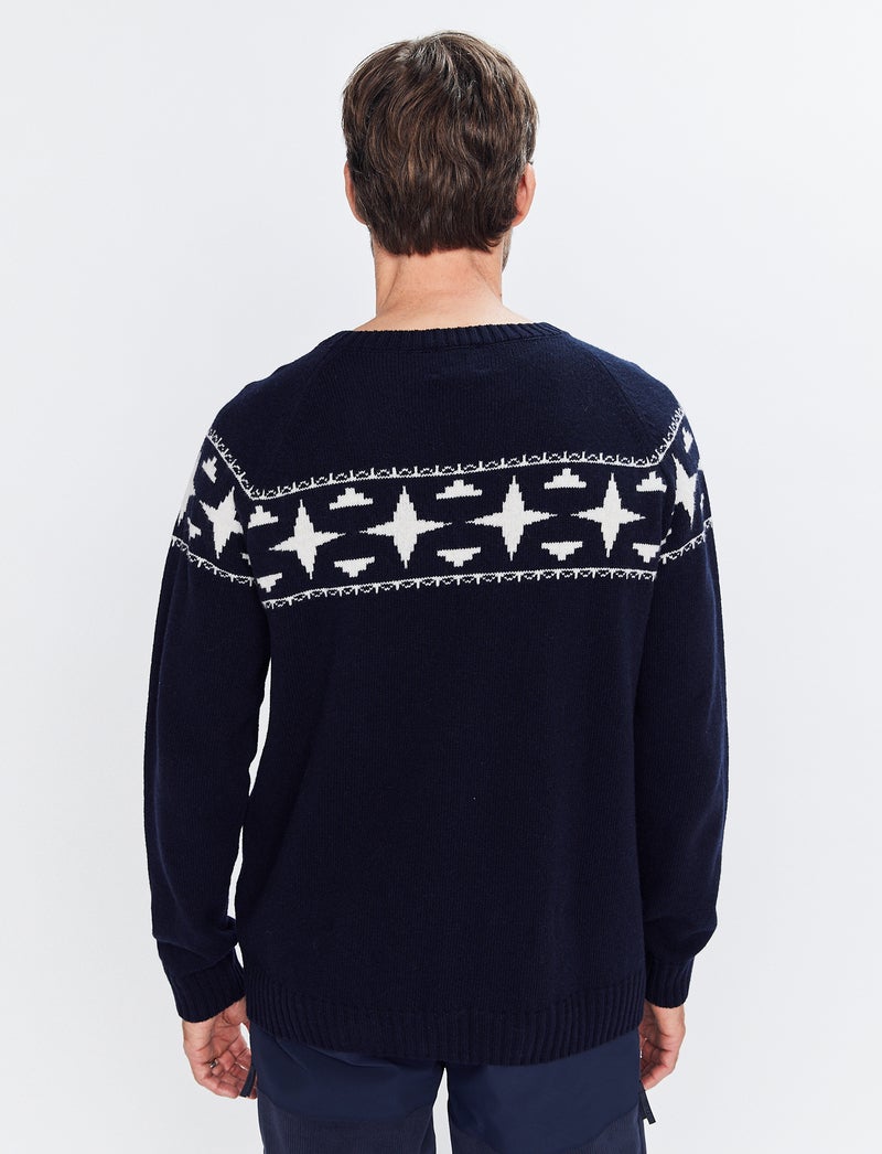 Heritage Wool Sweat - Navy