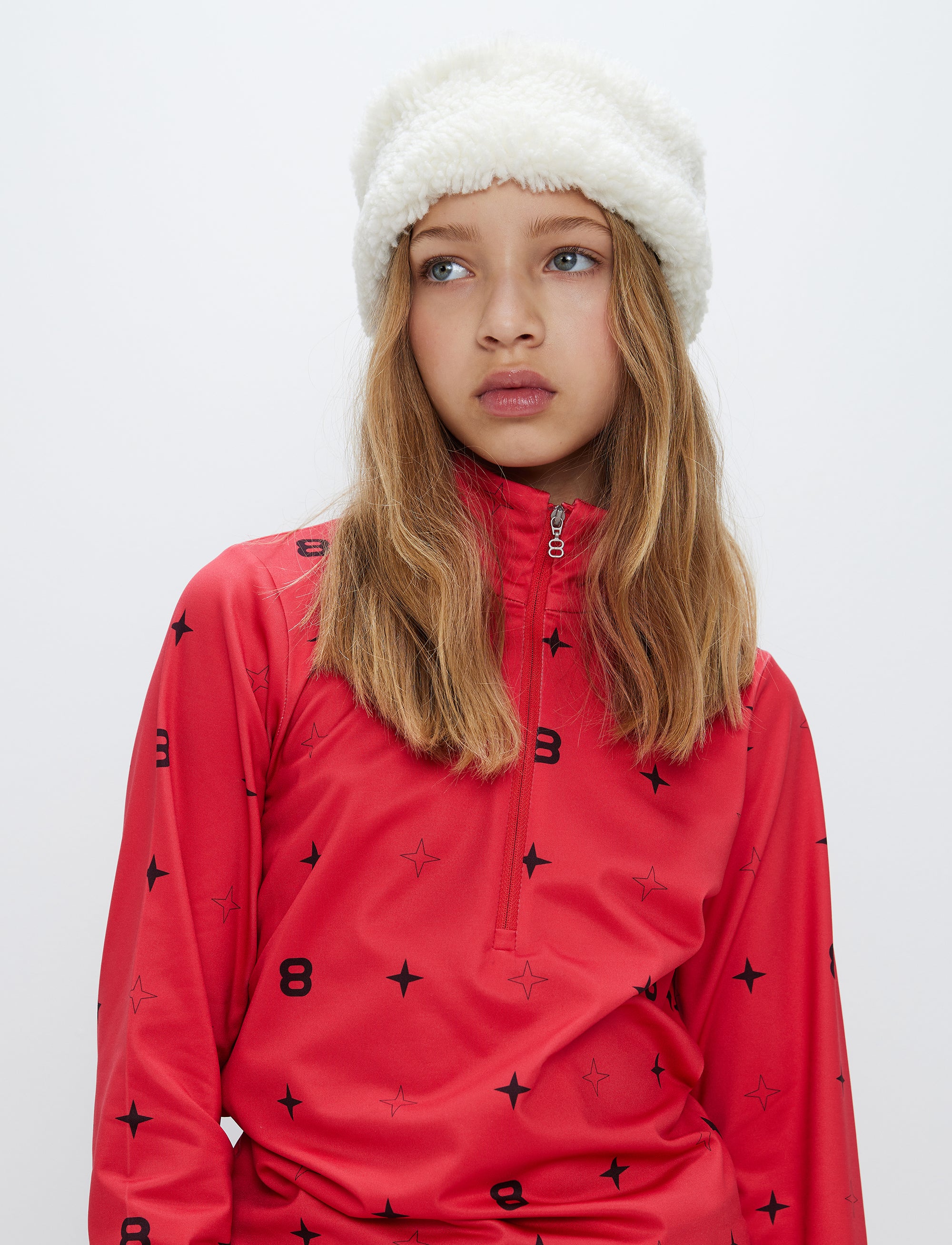 8 Star JR Sweat - Poinsetta Red