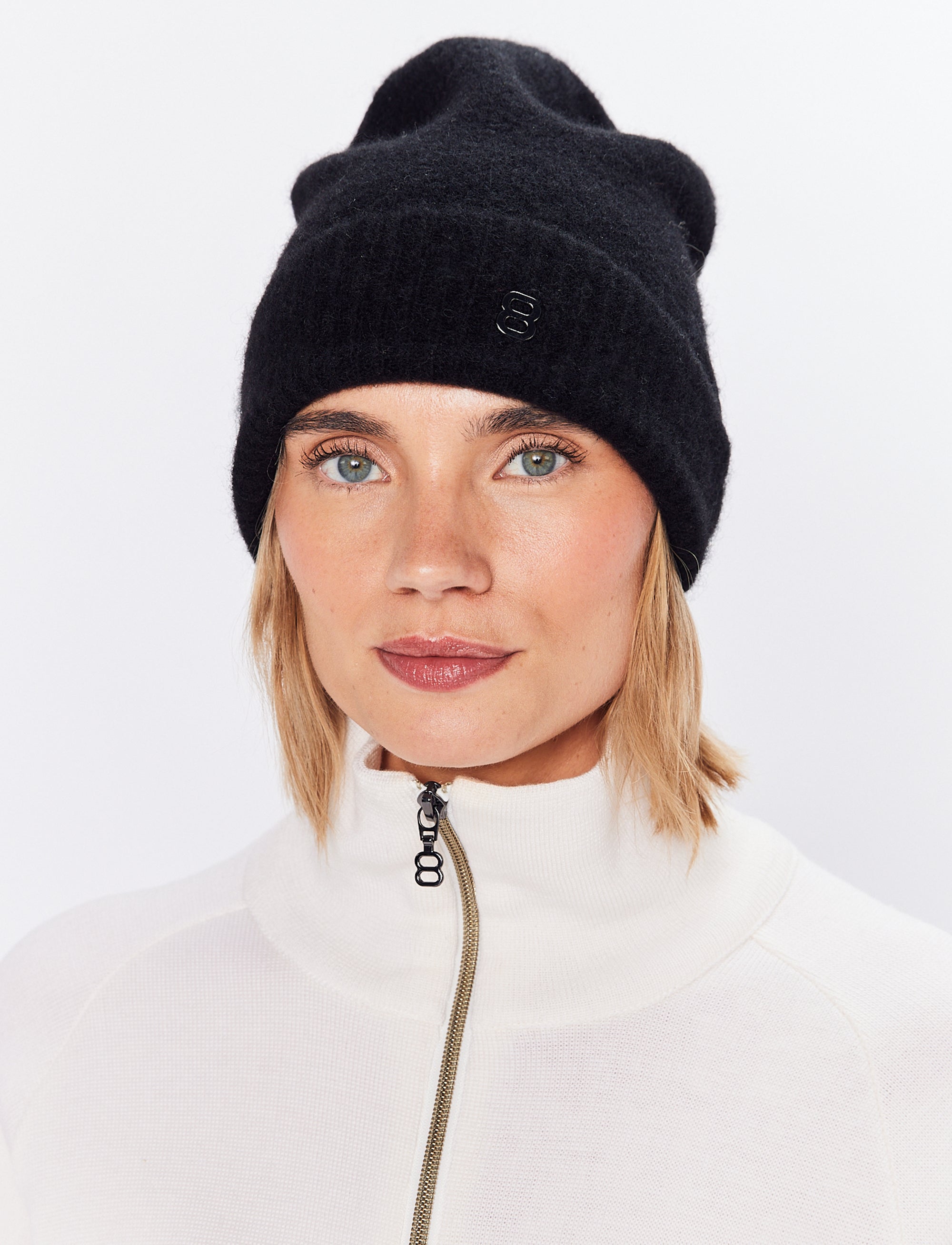 Emma Wool Beanie - Black