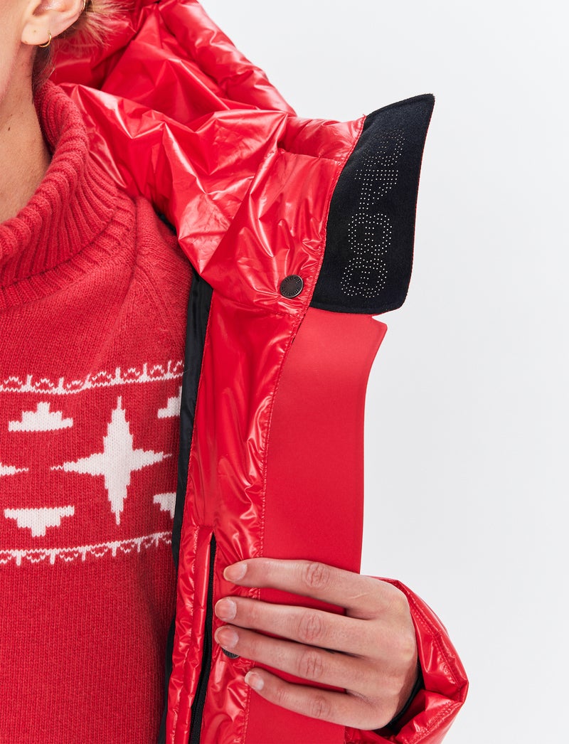 Sarah  Ski Jacket - Poinsetta Red