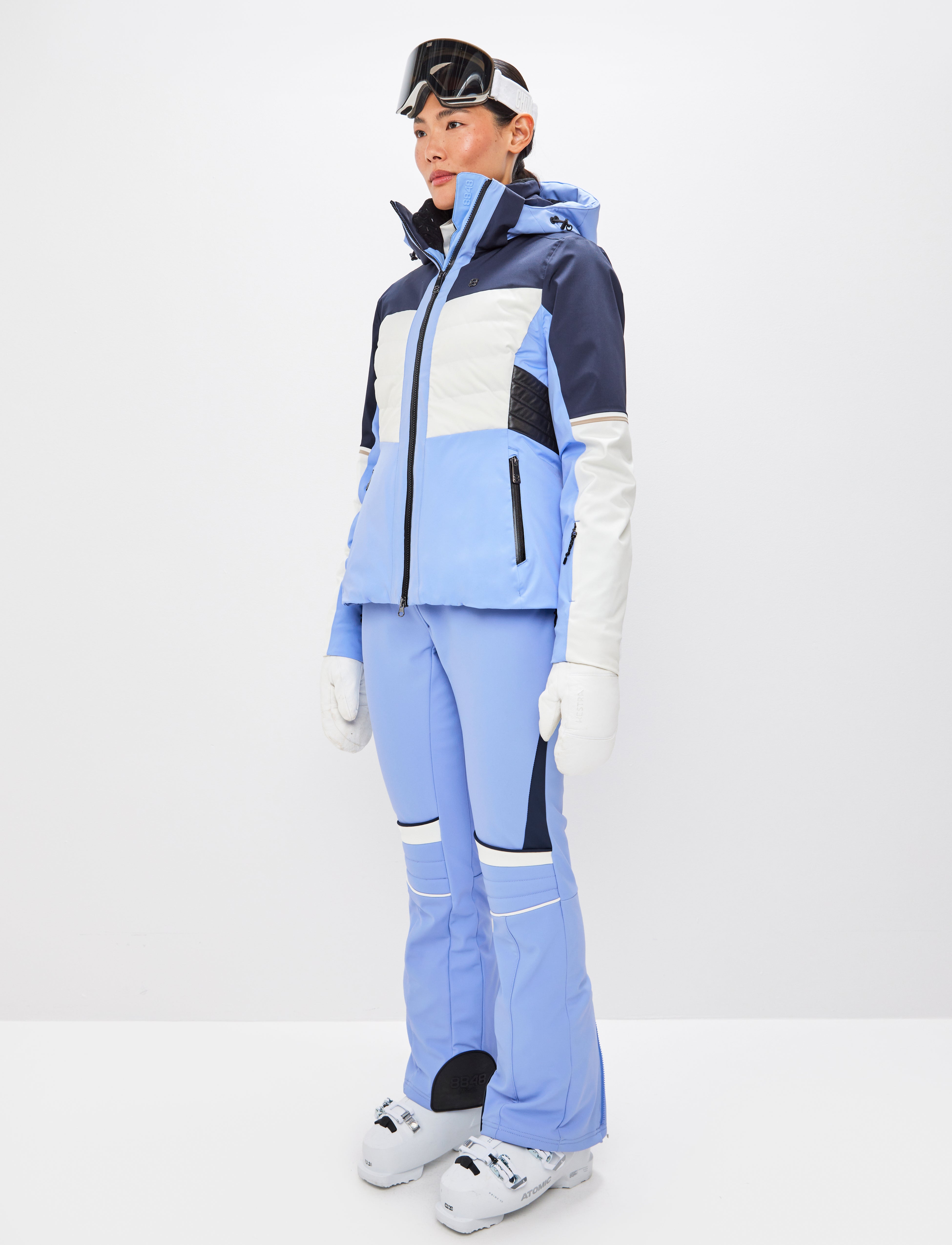 Hazel W Ski Jacket - Hortensia Blue
